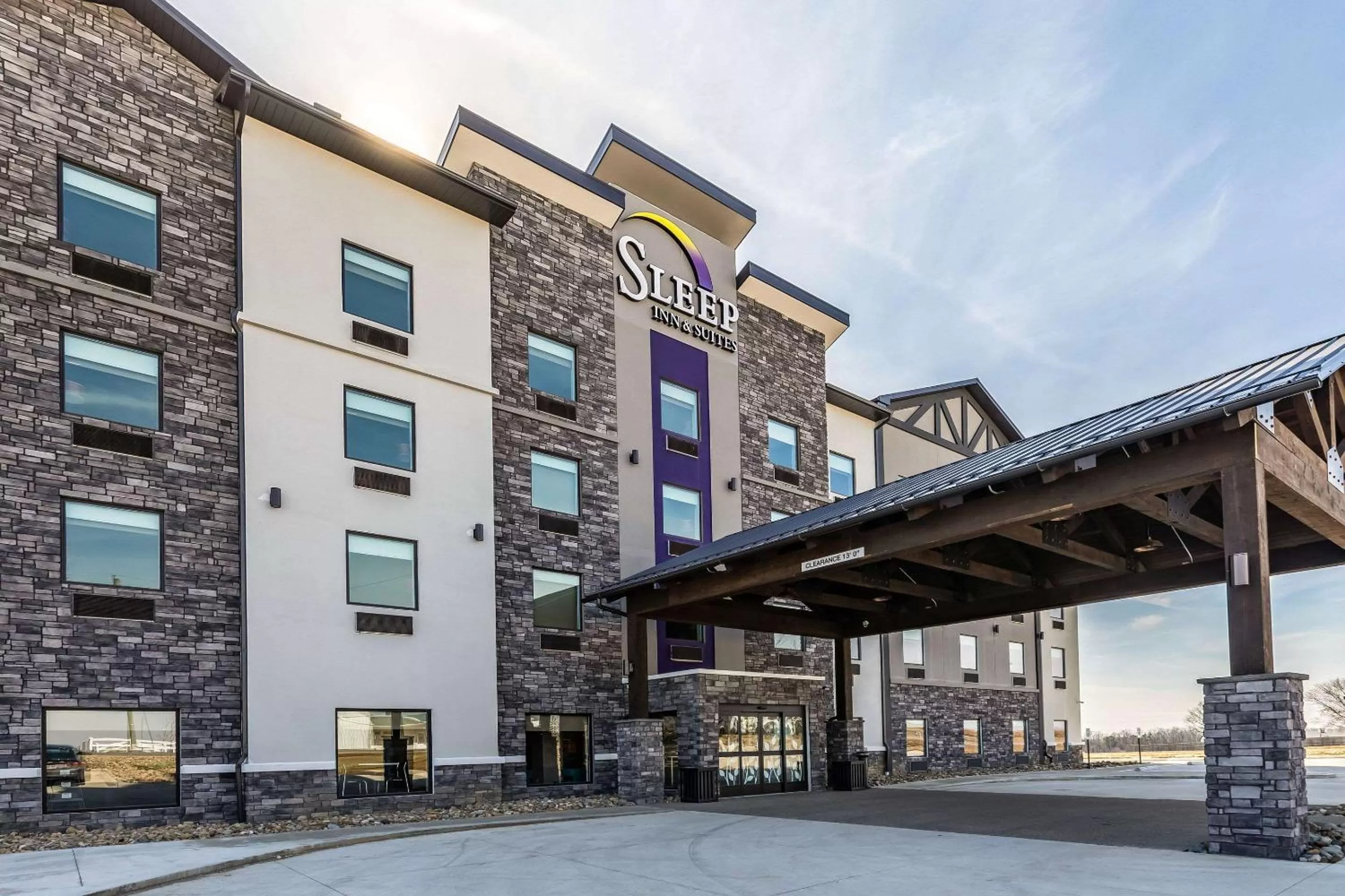 Property building in Sleep Inn & Suites Mt Hope near Auction & Event Center