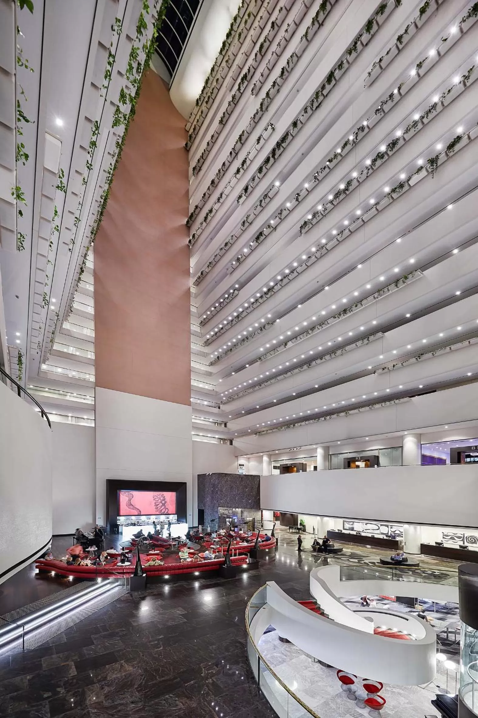 Lobby or reception in Hilton Brisbane