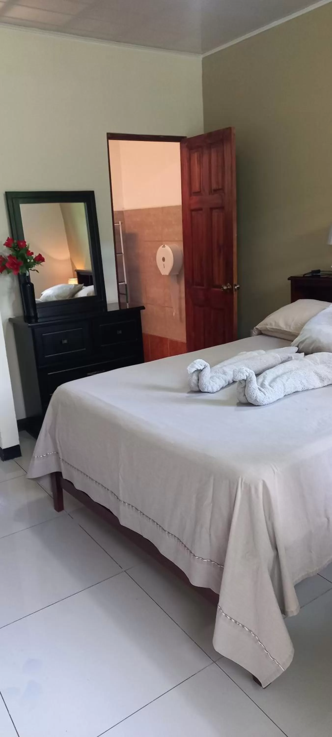 Bed in Hotel Trianon