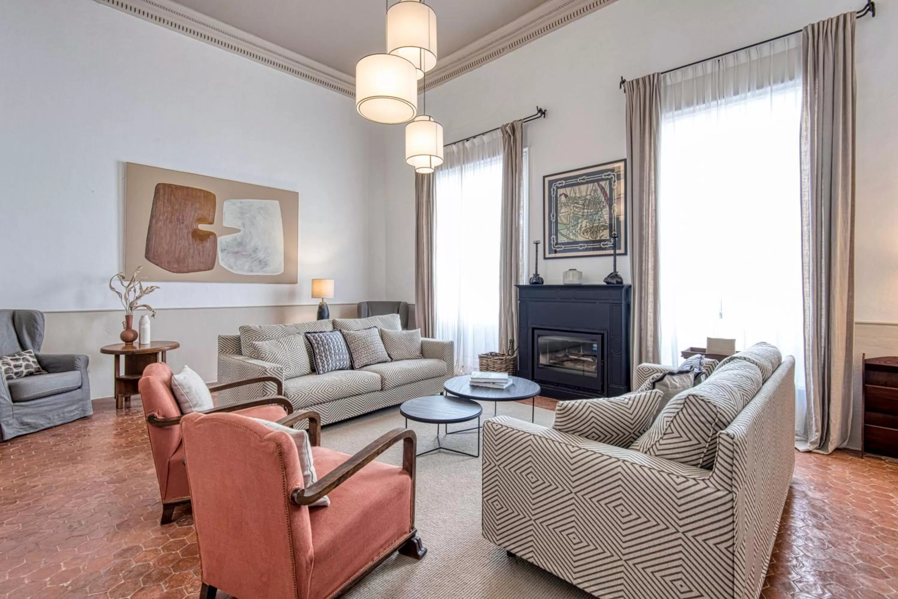 Living room in Can Alberti 1740 Boutique Hotel