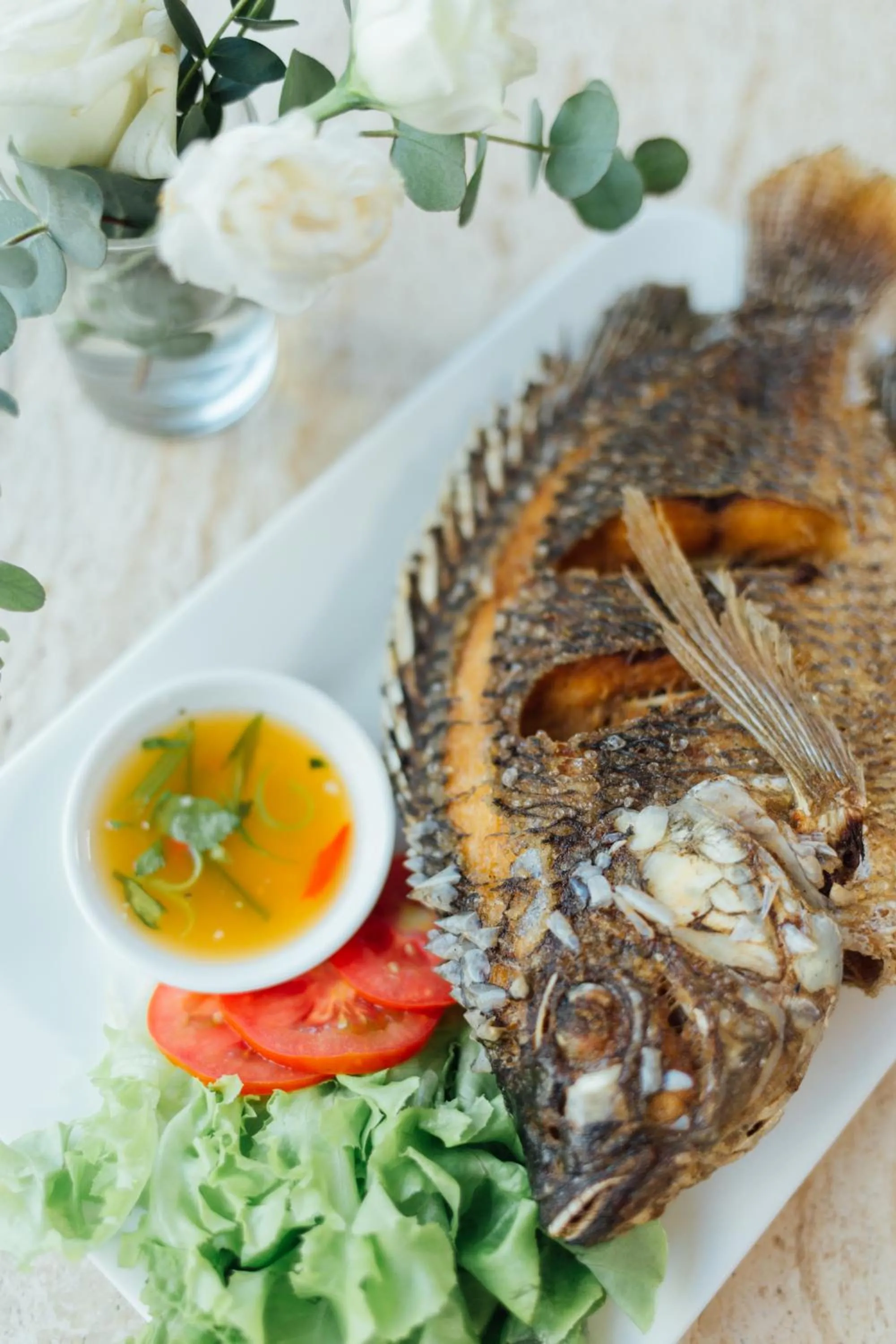 Food close-up in Seasons Siam Hotel