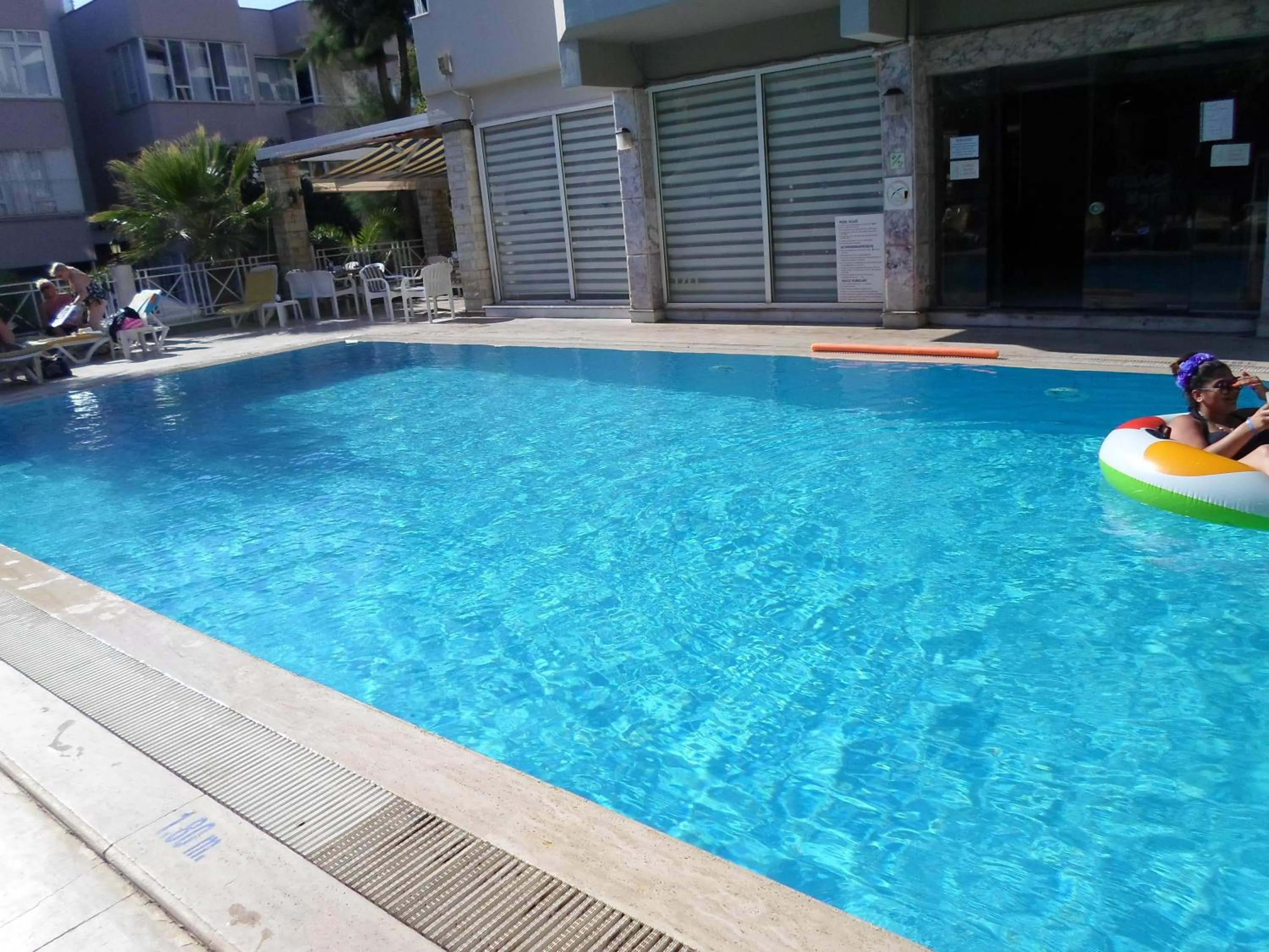 Pool view in Myra Hotel