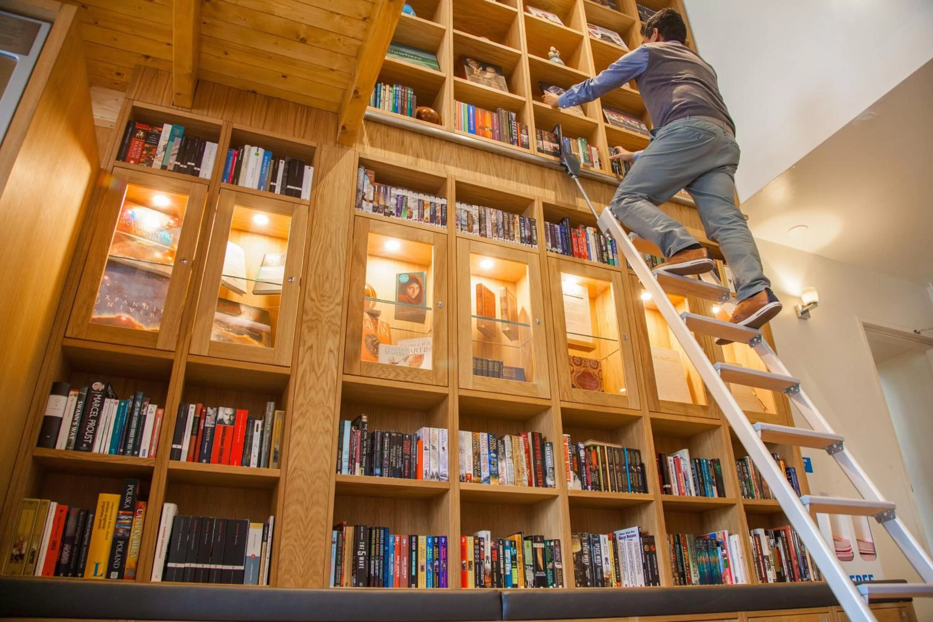 Library in Hotel Library Amsterdam