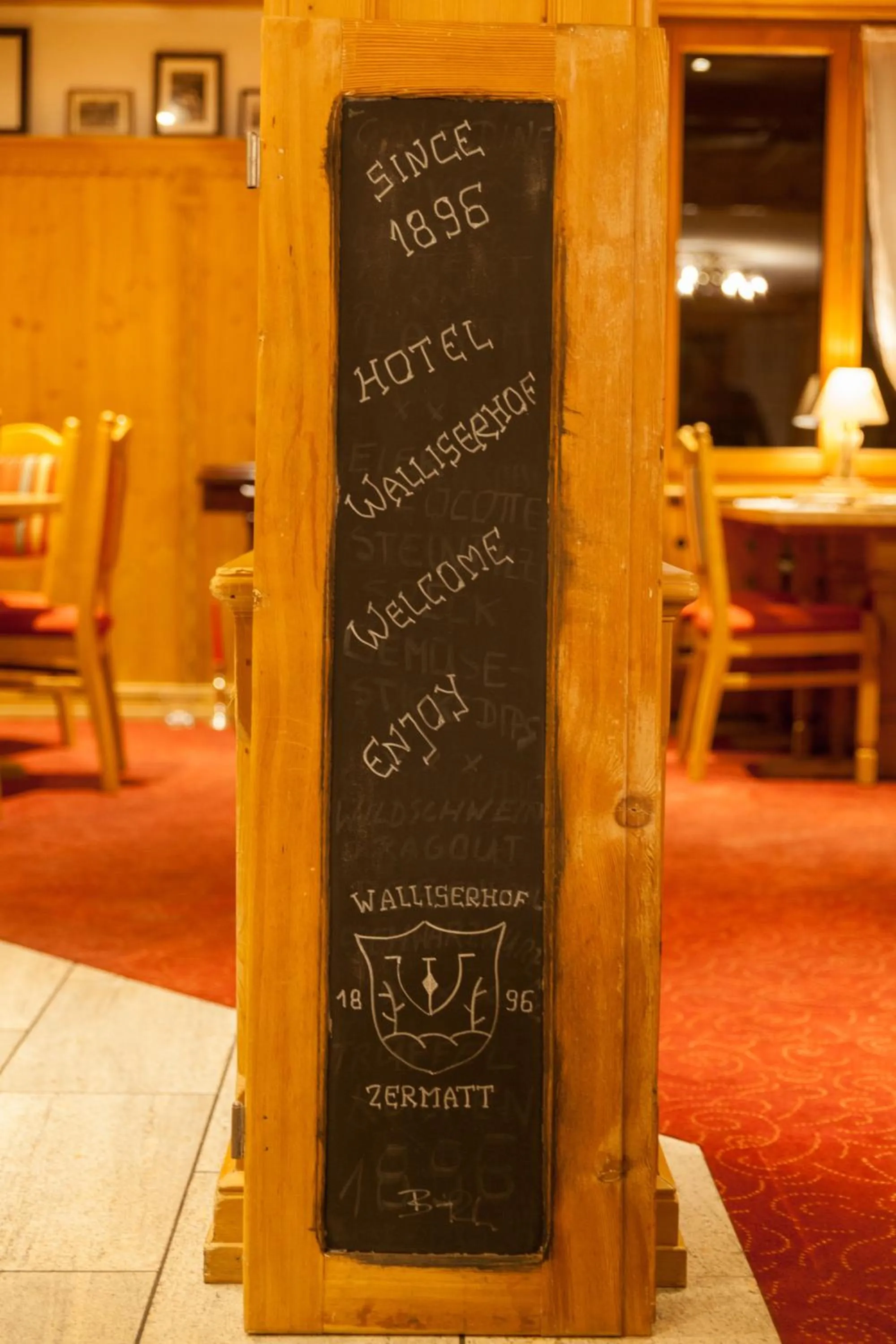 Restaurant/places to eat in Hotel Walliserhof Zermatt