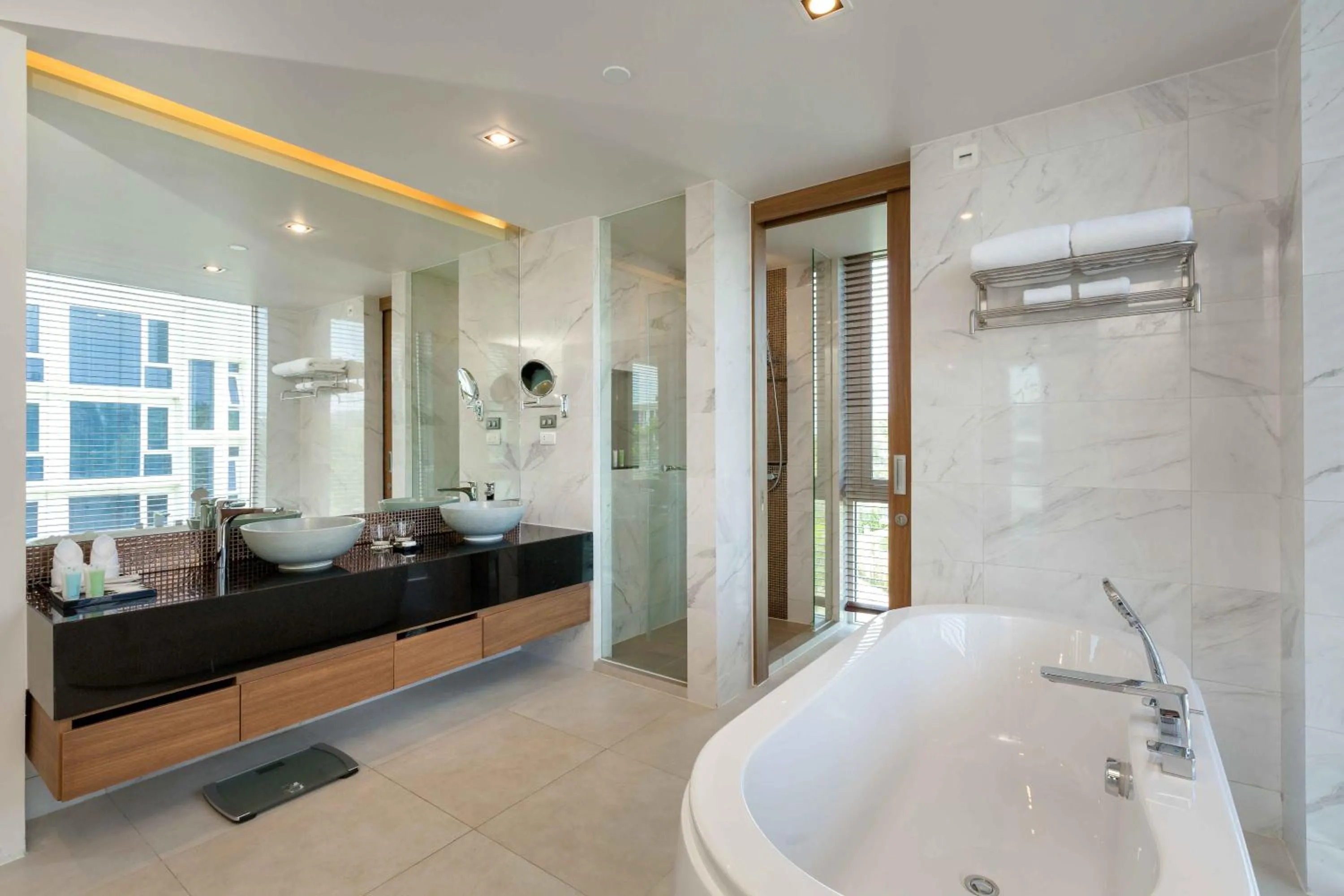 Bathroom in Splash Beach Resort Phuket Family-Friendly Water Park Resort Near Phuket Airport