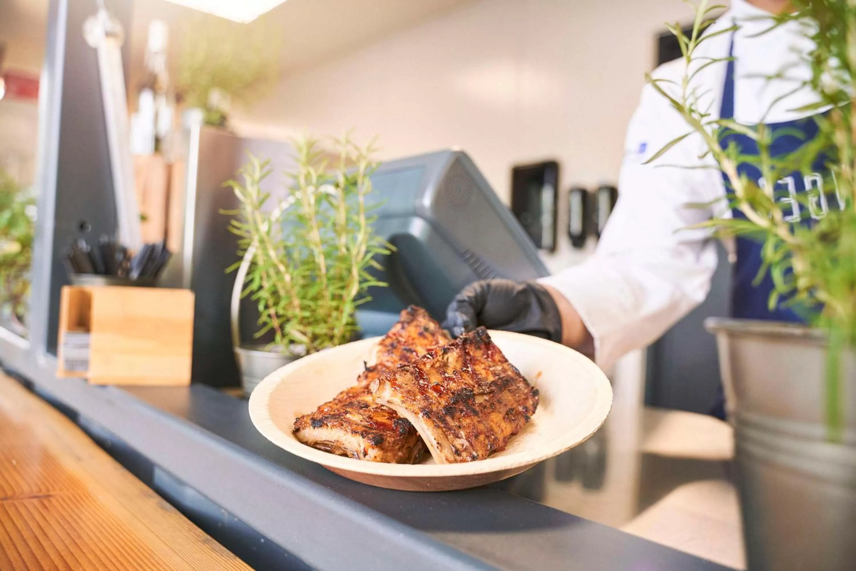 Food close-up in Radisson Blu Hotel Dortmund