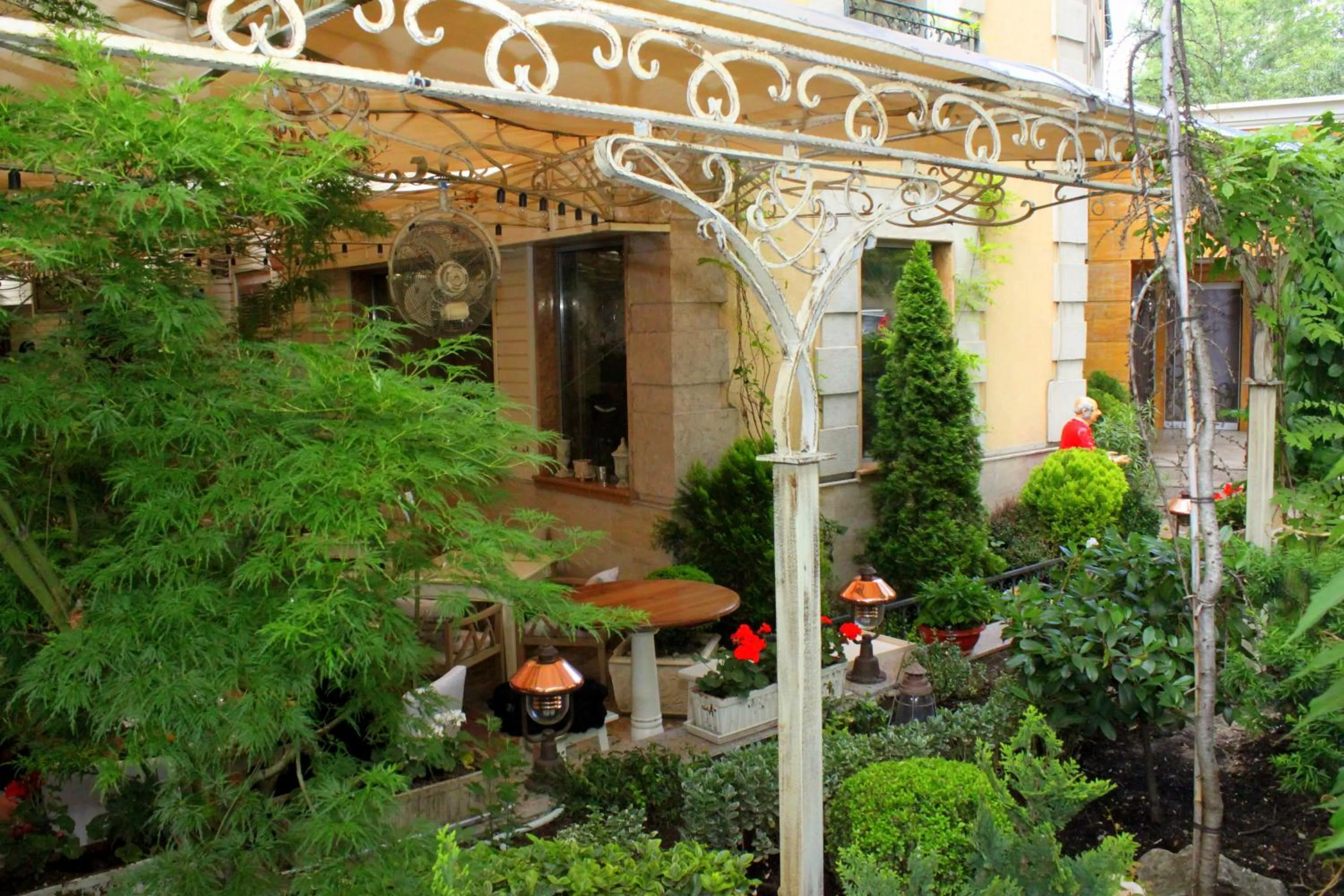 Patio in Meg-Lozenetz Hotel