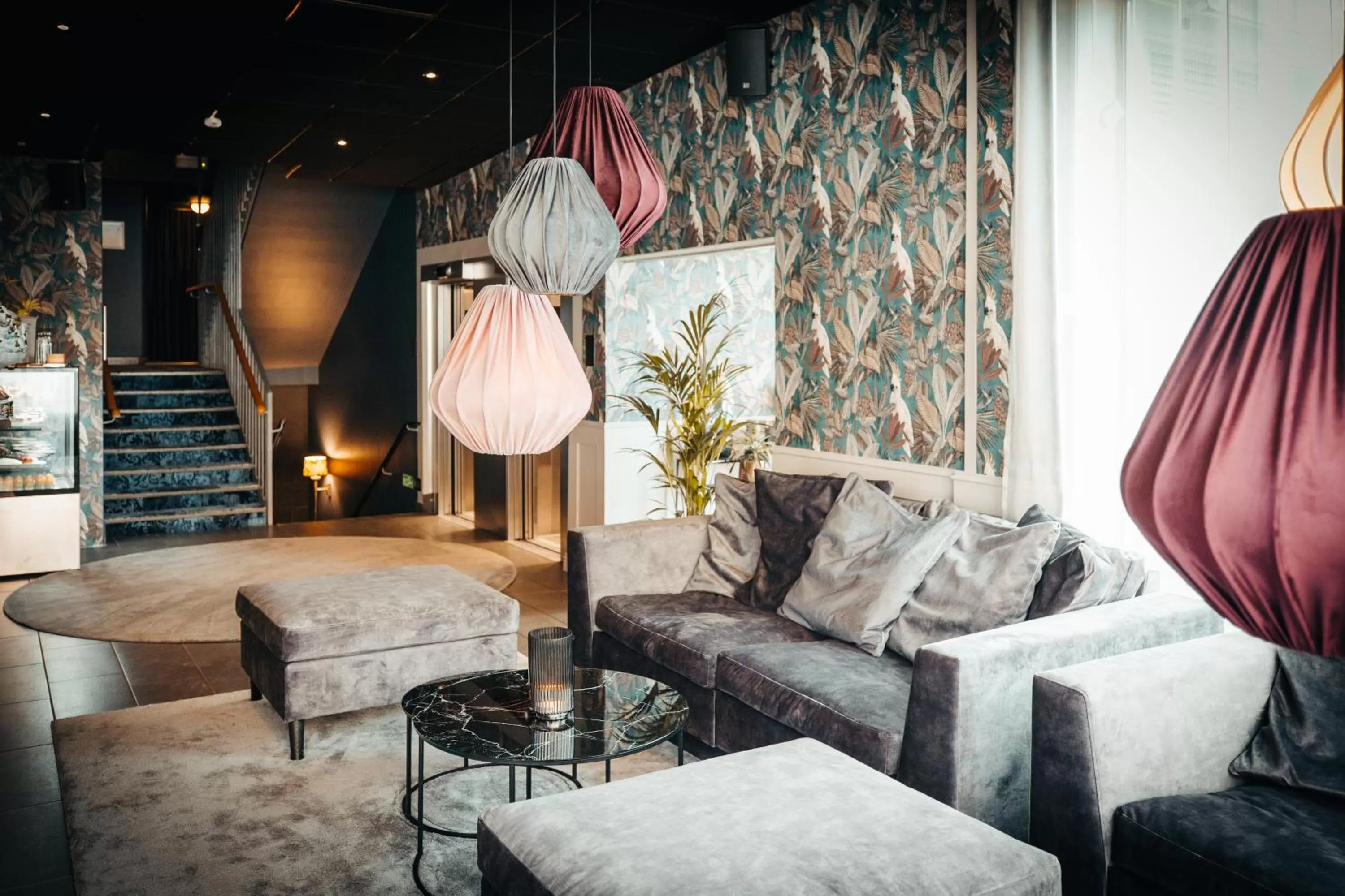 Lobby or reception in Hotell Östersund