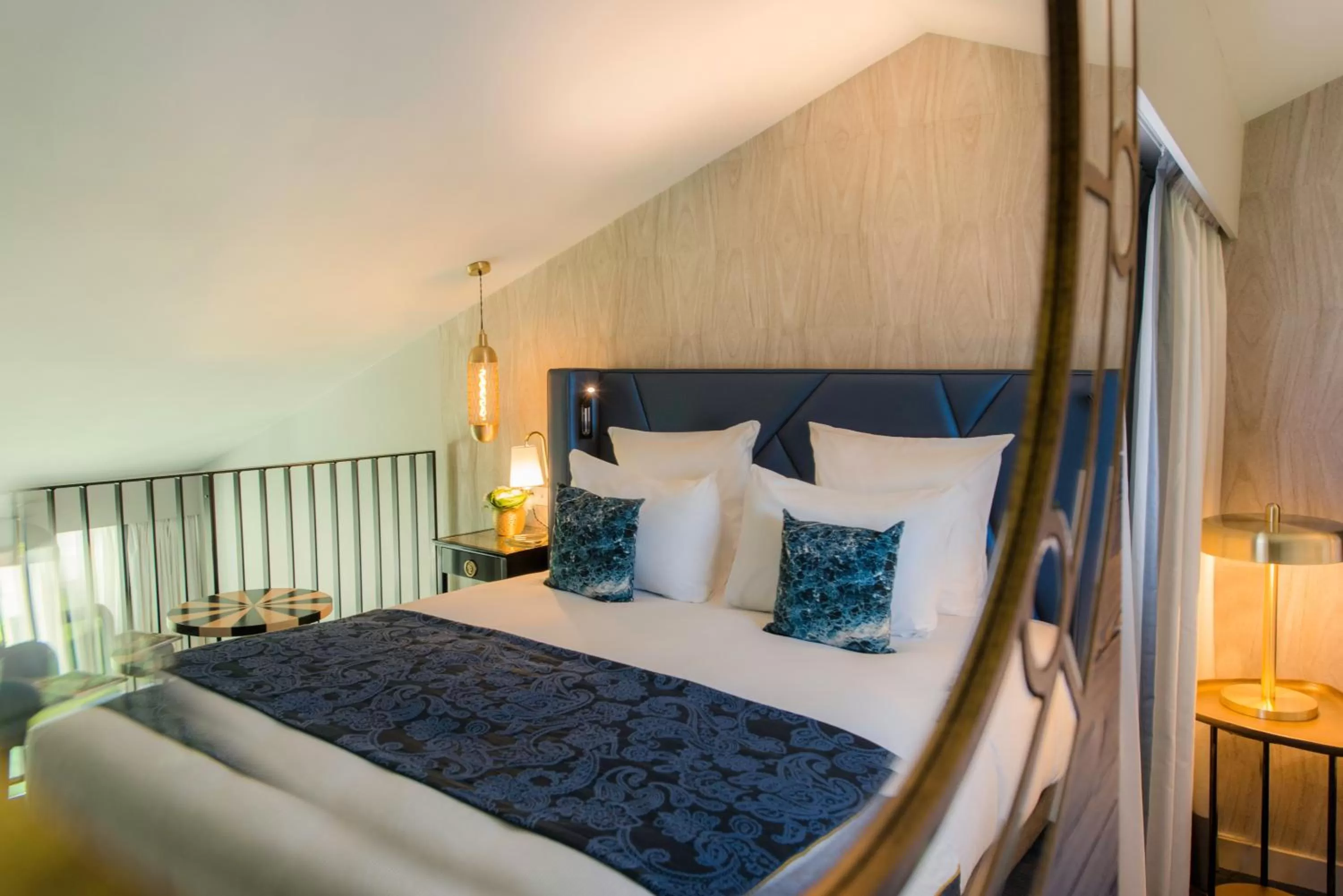 Bedroom, Bed in La Grande Terrasse Hotel & Spa La Rochelle - MGallery Collection