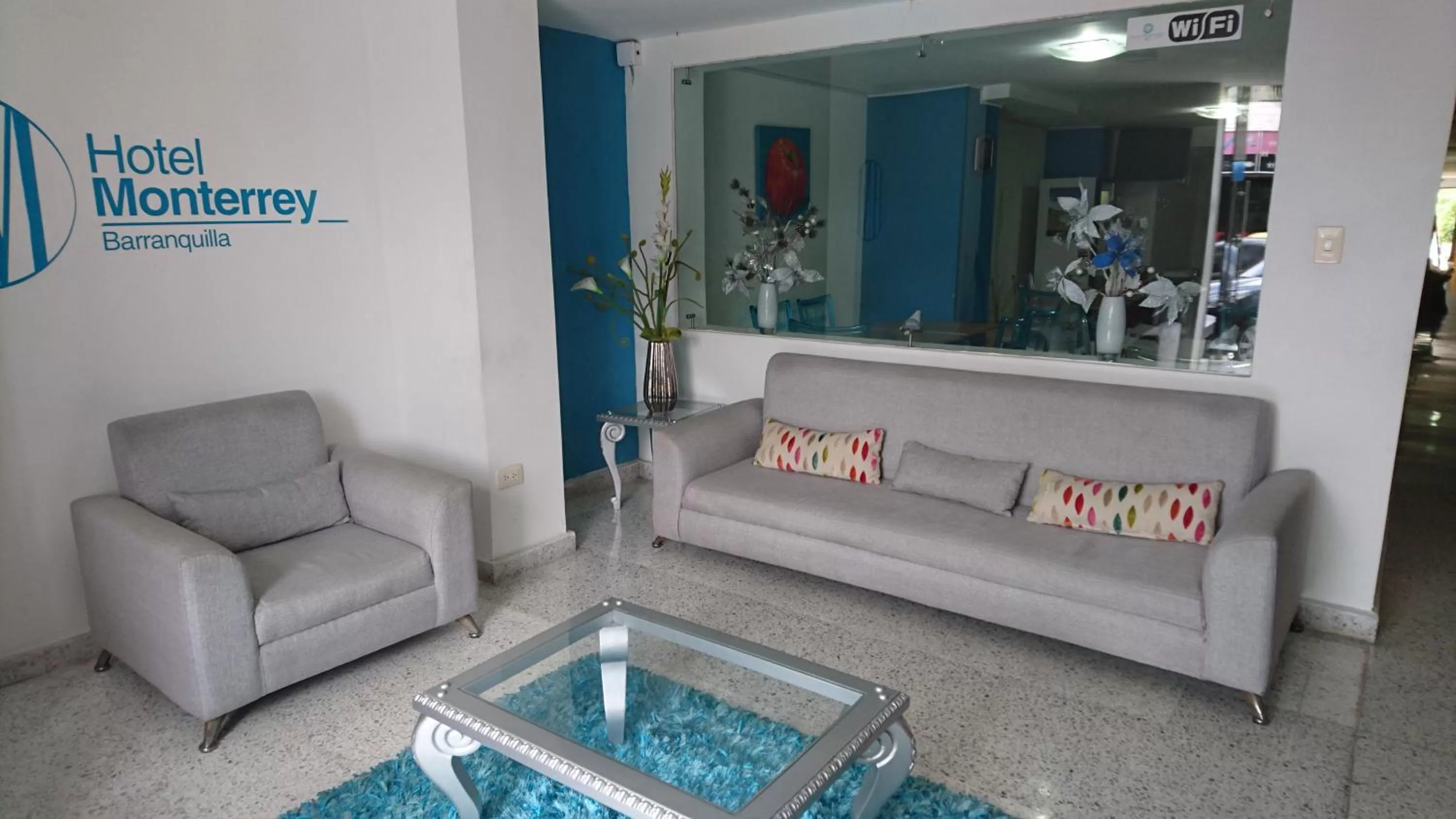 Lobby or reception in Hotel Monterrey