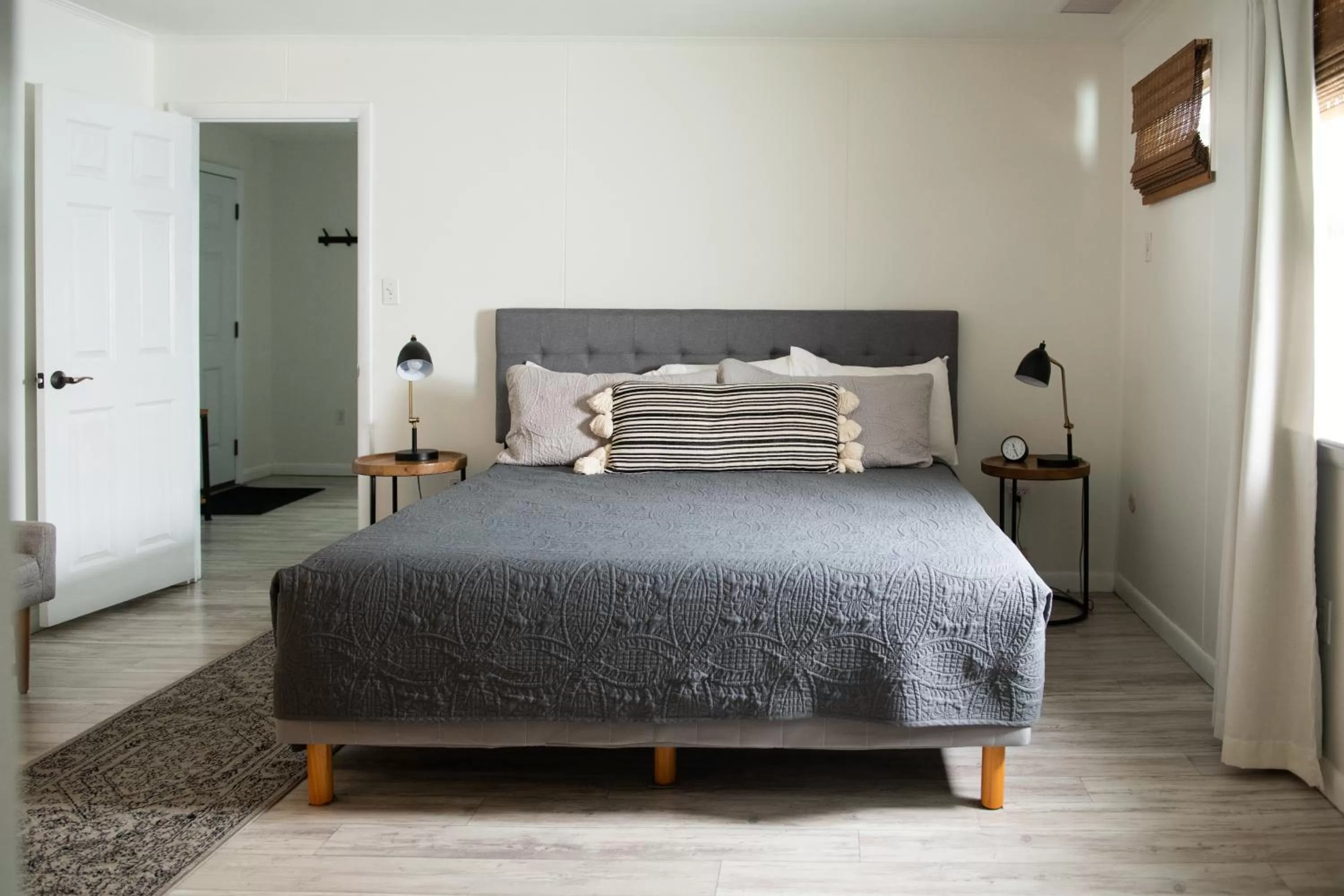 Bed in The Carriage House at Strasburg