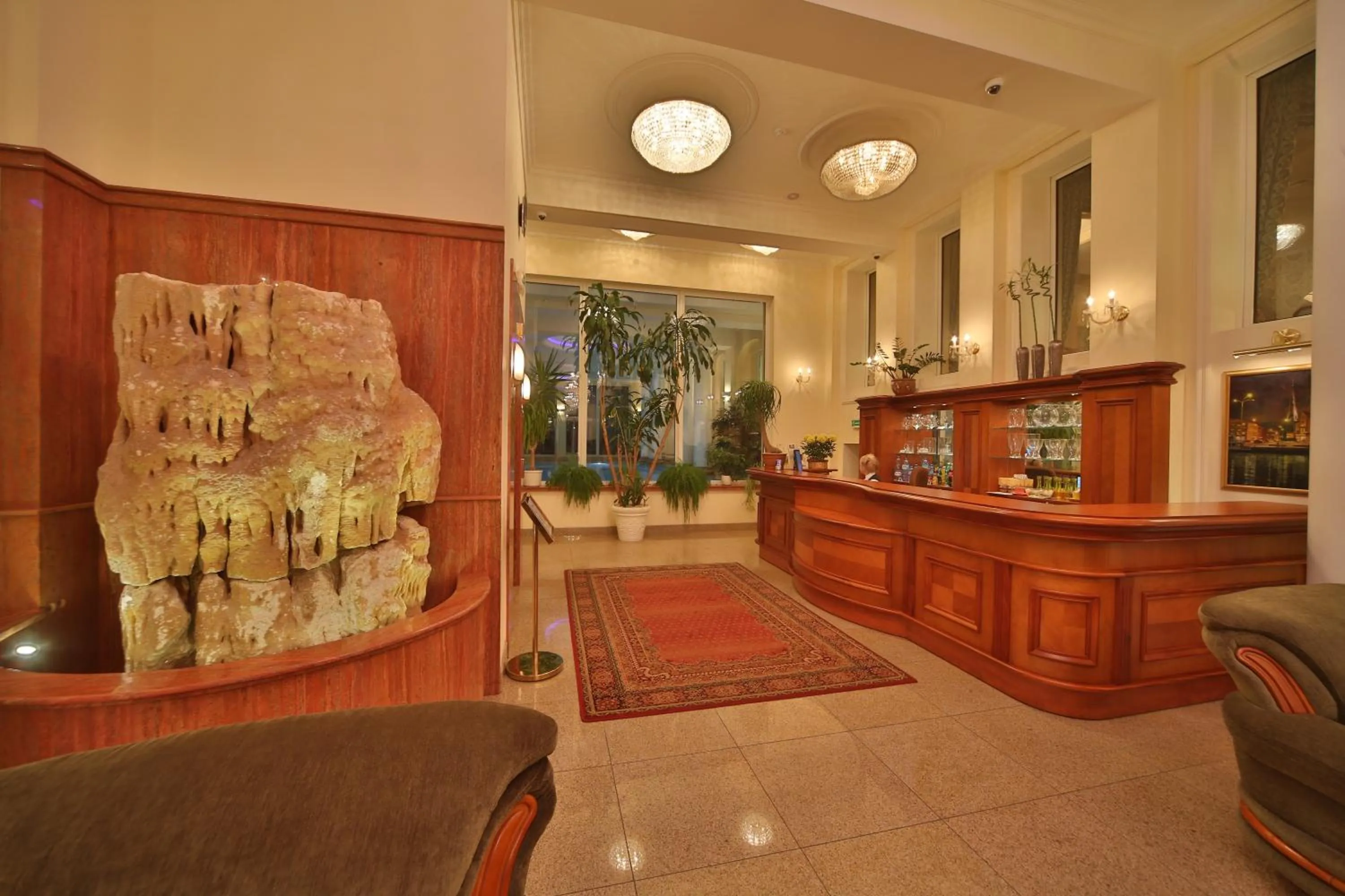 Lobby or reception in Hotel Polaris