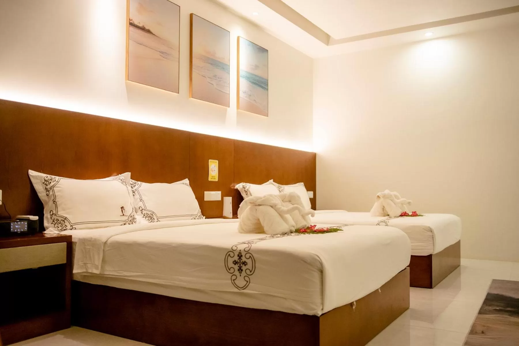 Bed in Amphitrite Resort