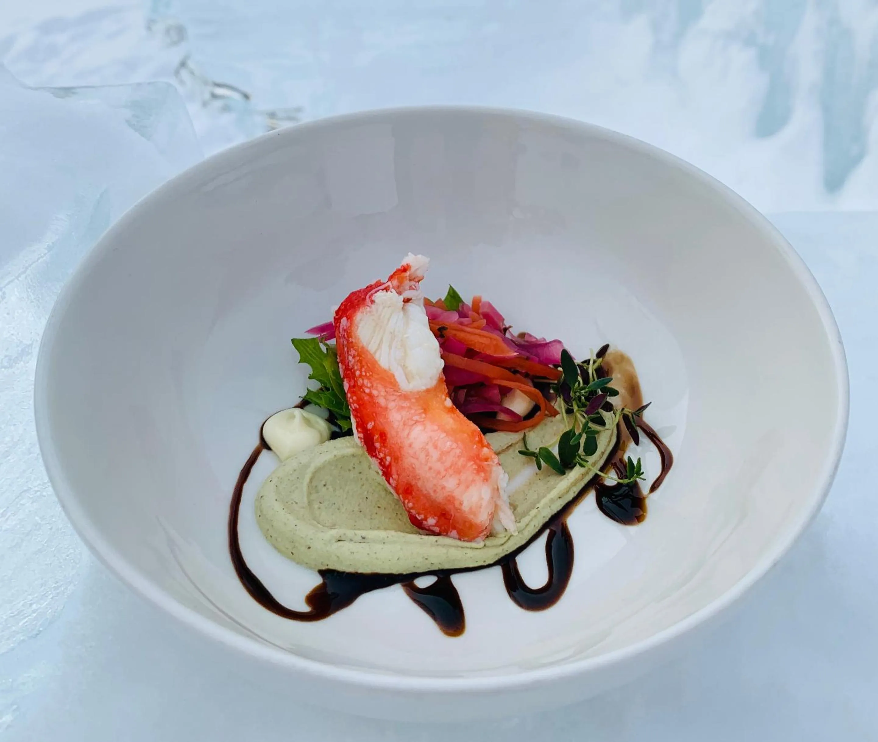 Food close-up in Aurora Village Ivalo