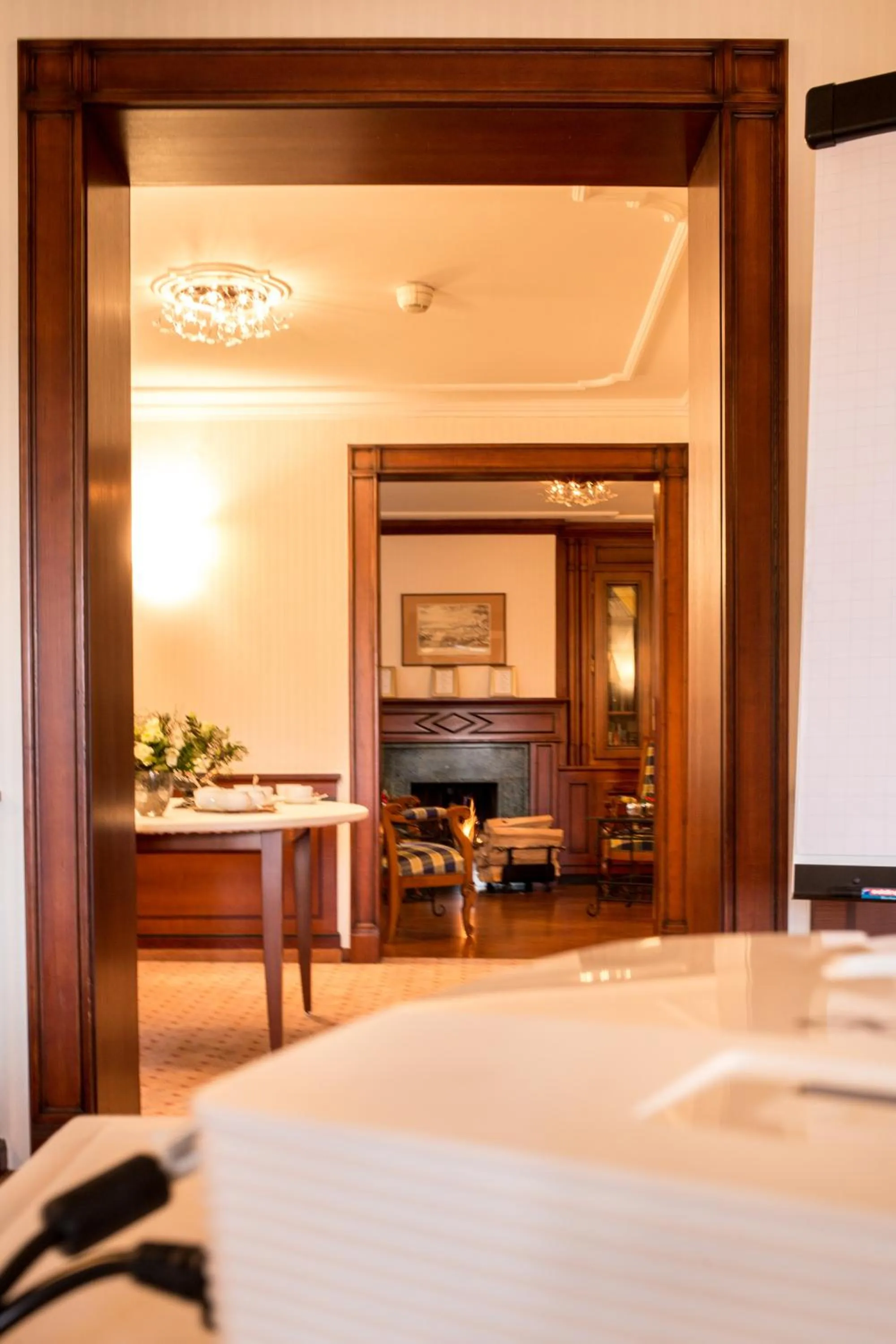 Decorative detail, Bed in WAGNERS Hotel Greifen-Post