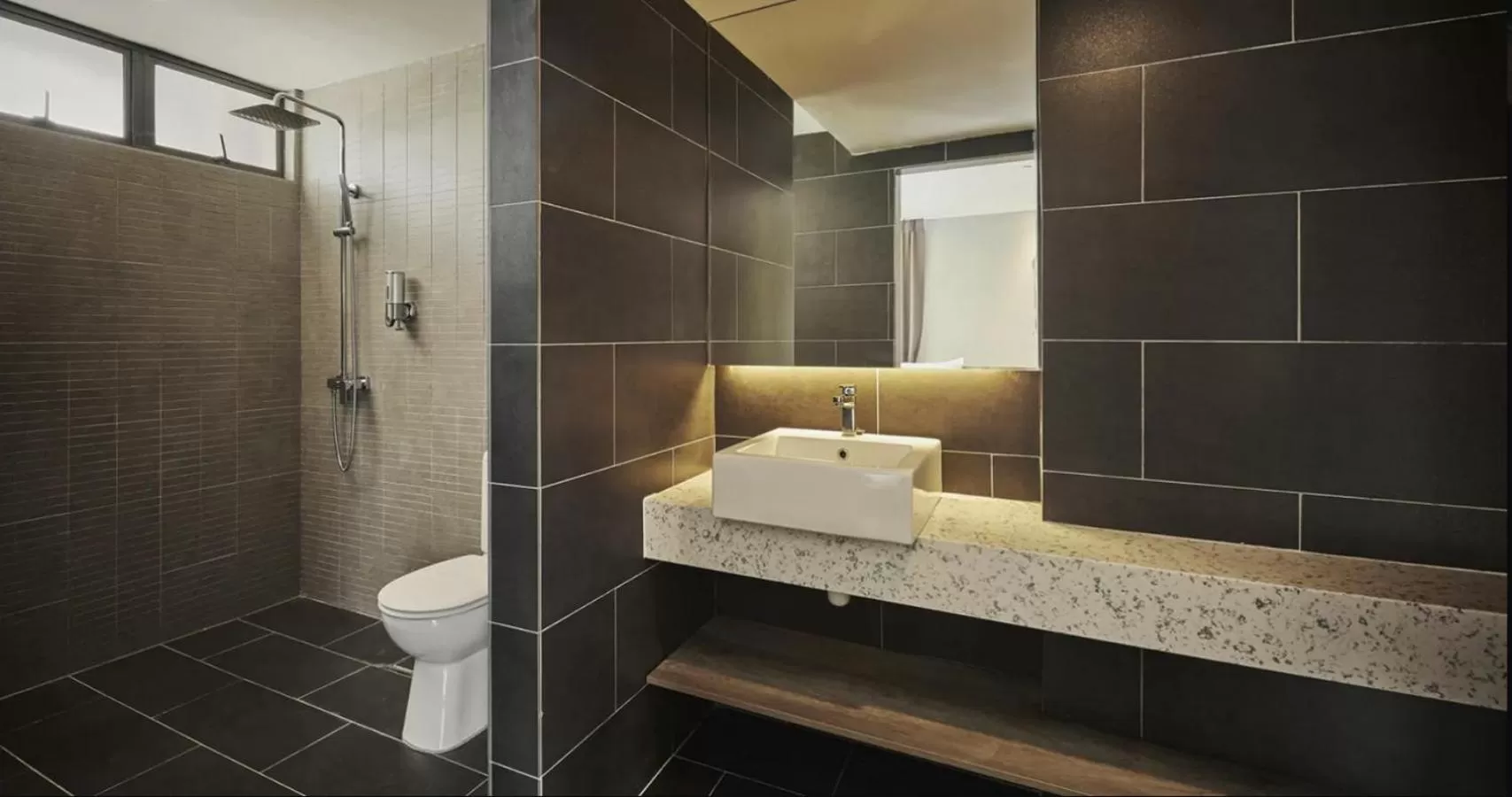 Bathroom in Tropics Eight Suites