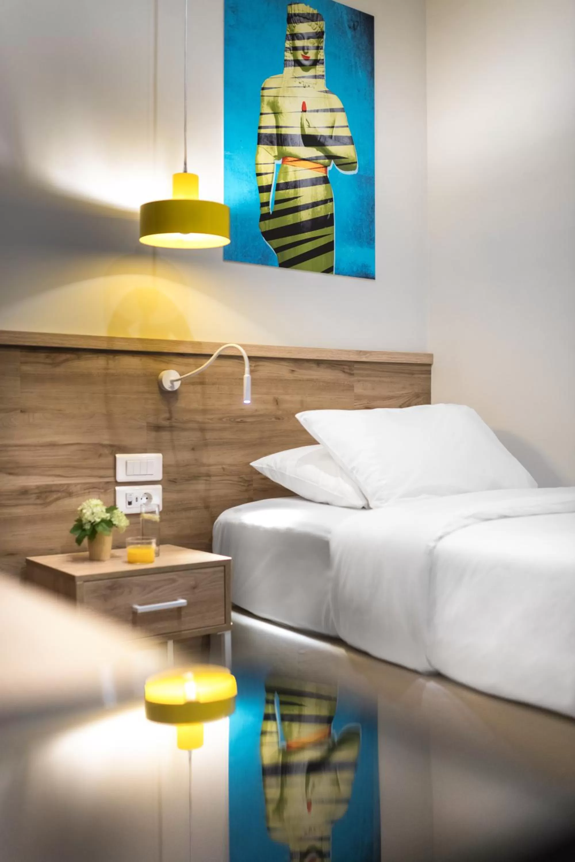Bed in ibis Styles Athens Routes