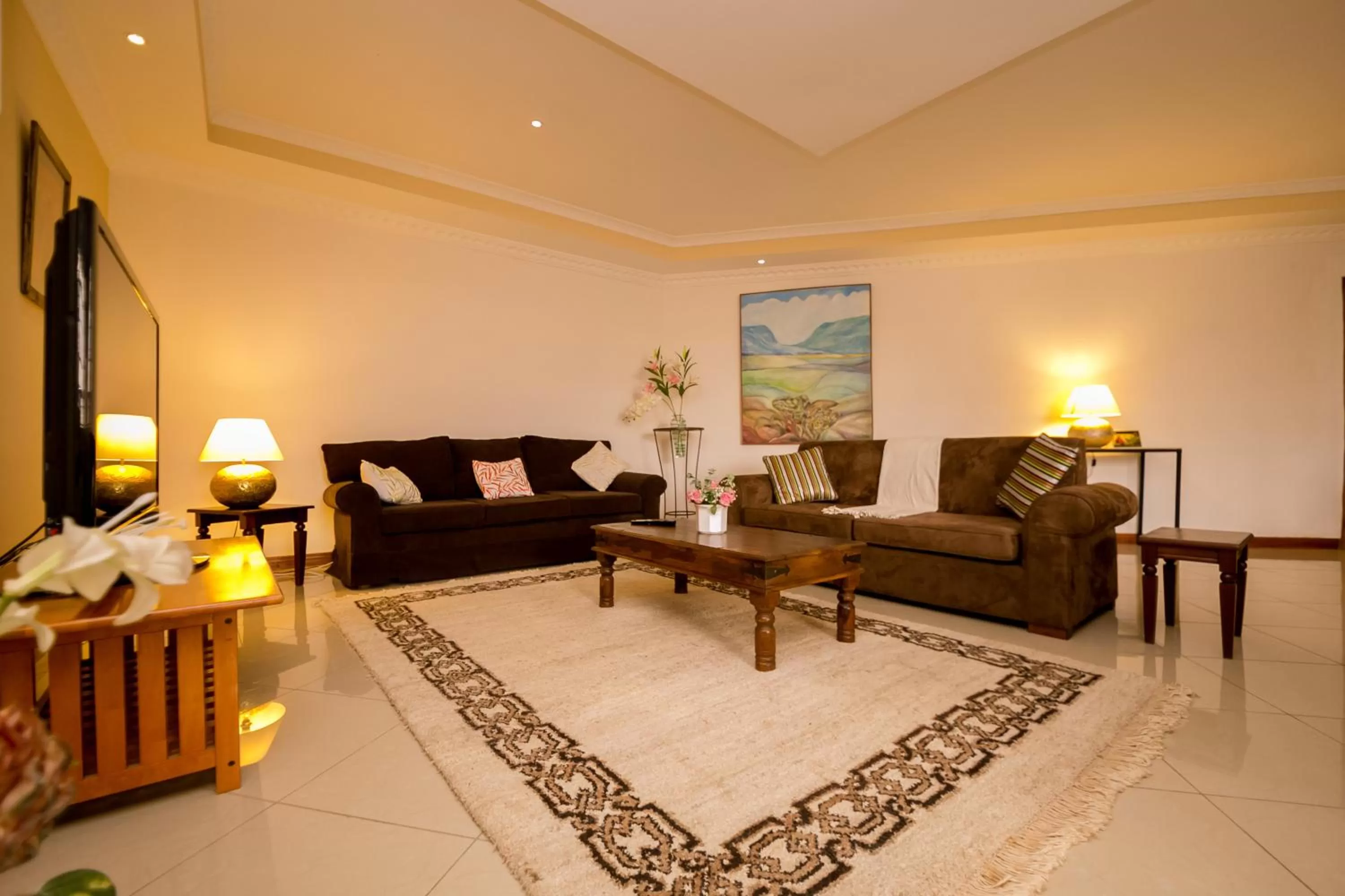 Living room in Hotel Rudi