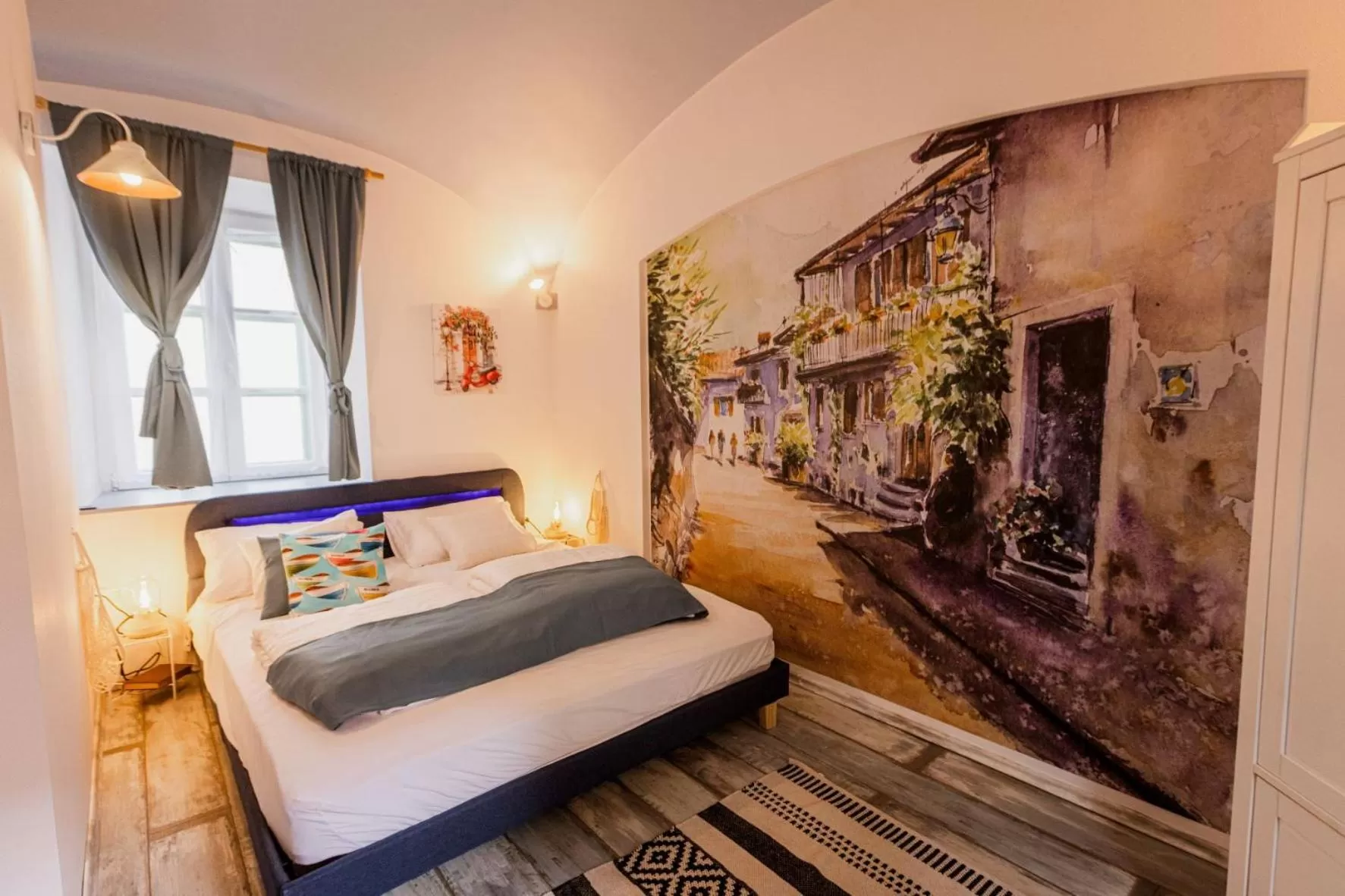 Bedroom, Bed in Dunakavics XIII Apartman