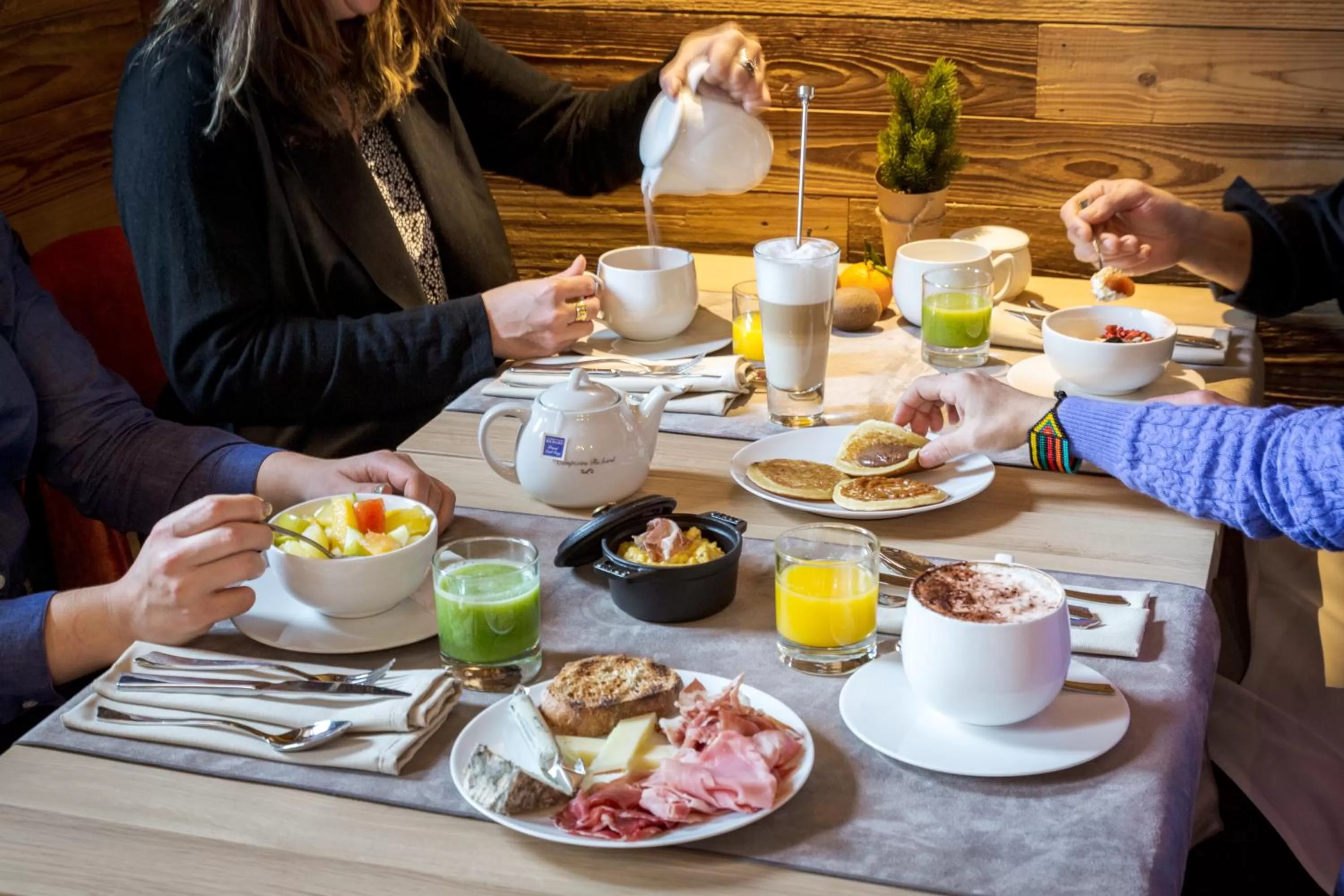 Staff in Les Loges Blanches Megève