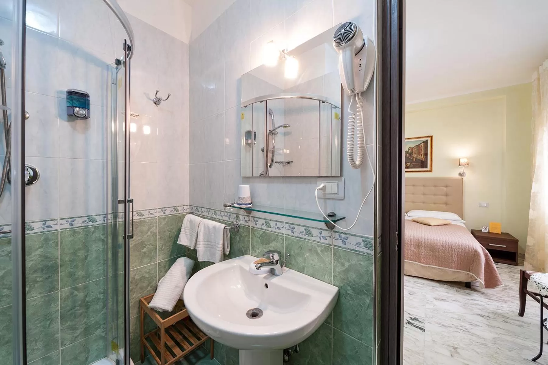 Bed in Vatican Golden Rooms