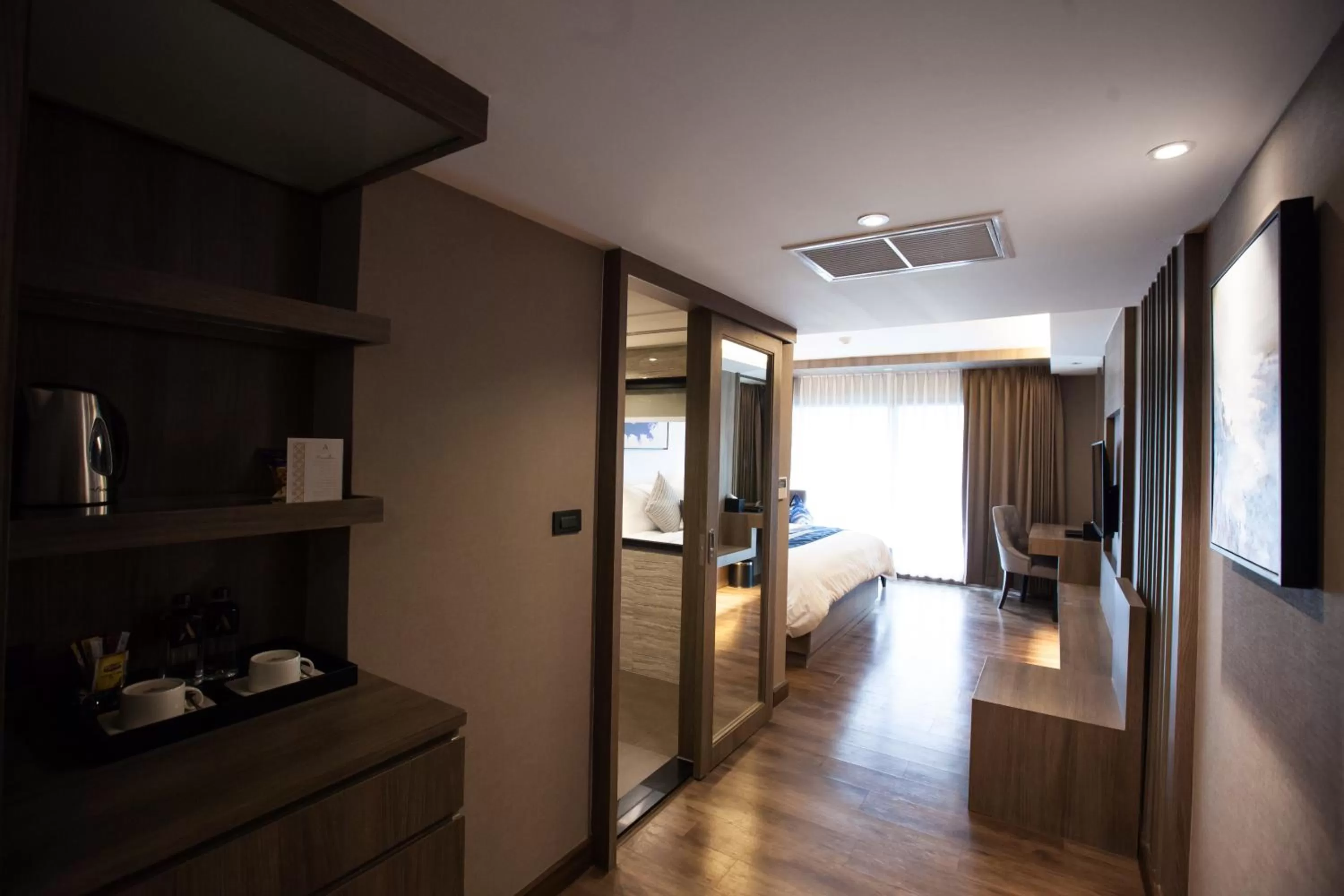 Bedroom, Bed in Arte Hotel - SHA Extra Plus