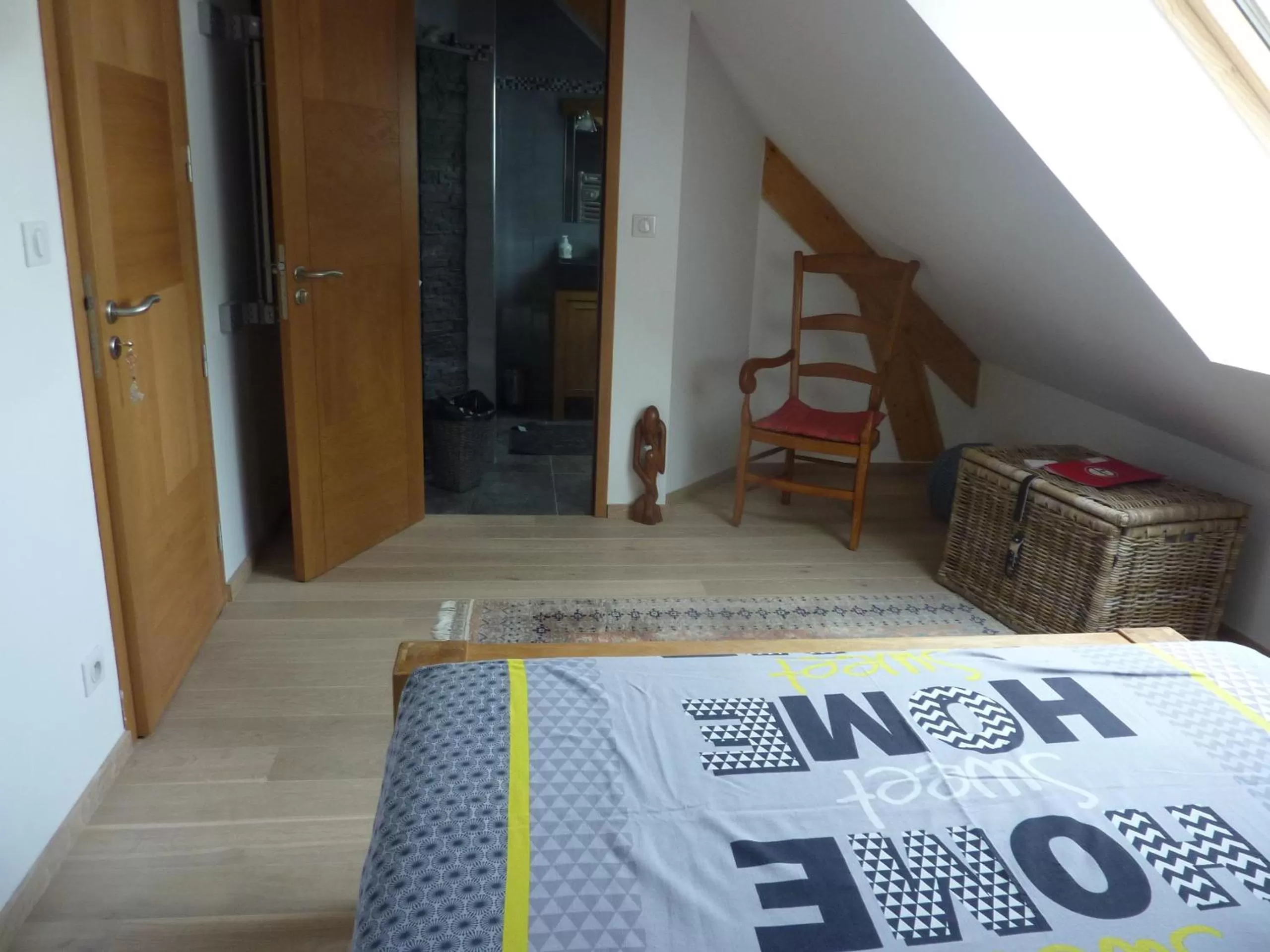 Bed in Les Chambres D'oriane