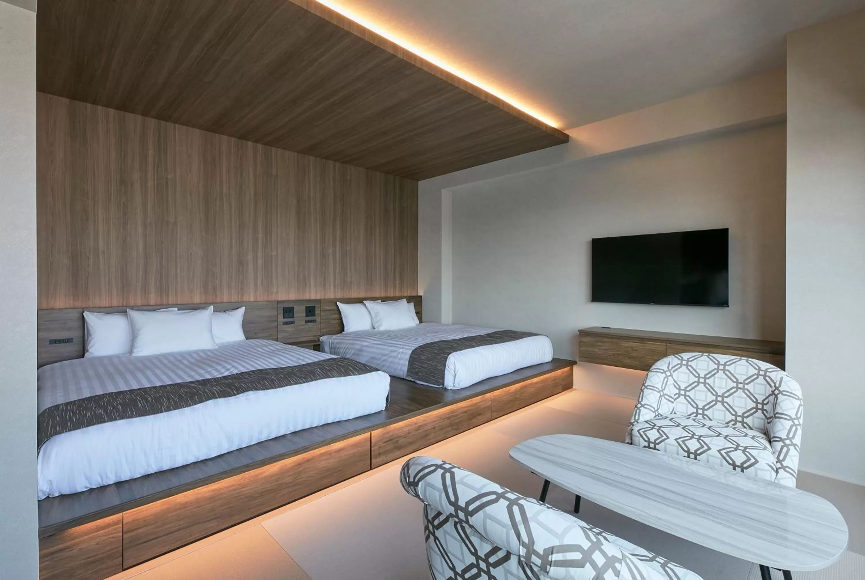 Photo of the whole room, Bed in fav KUMAMOTO