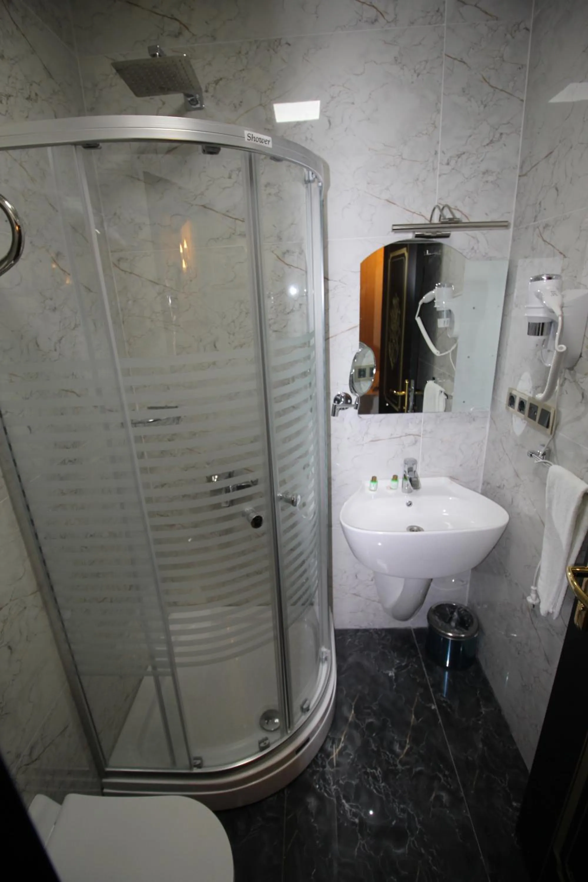 Shower in Laleli Blue Marmaray Hotel