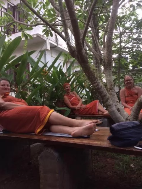 group of guests in Anitha's Garden Stay