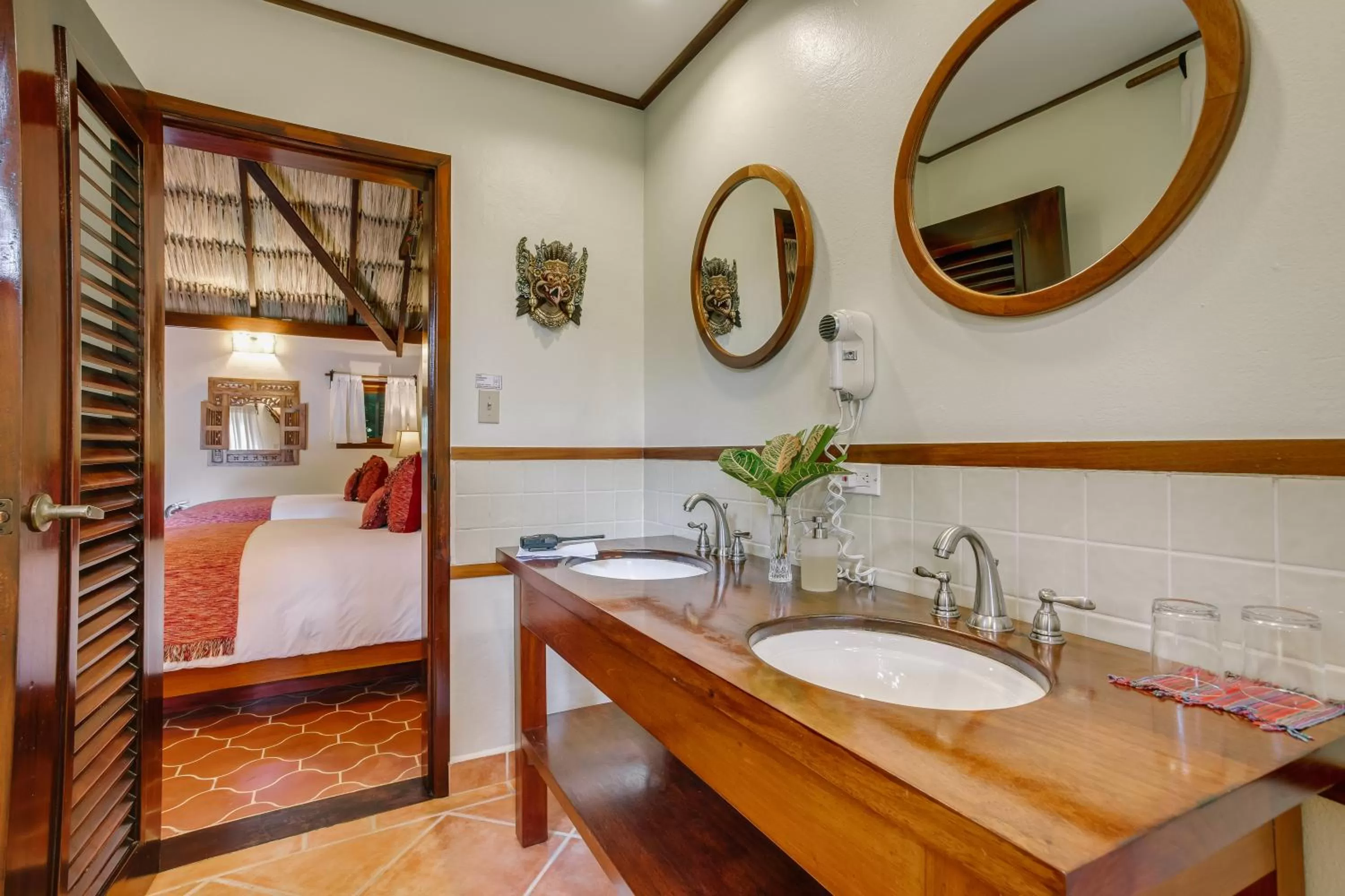 Bathroom in The Lodge at ChaaCreek