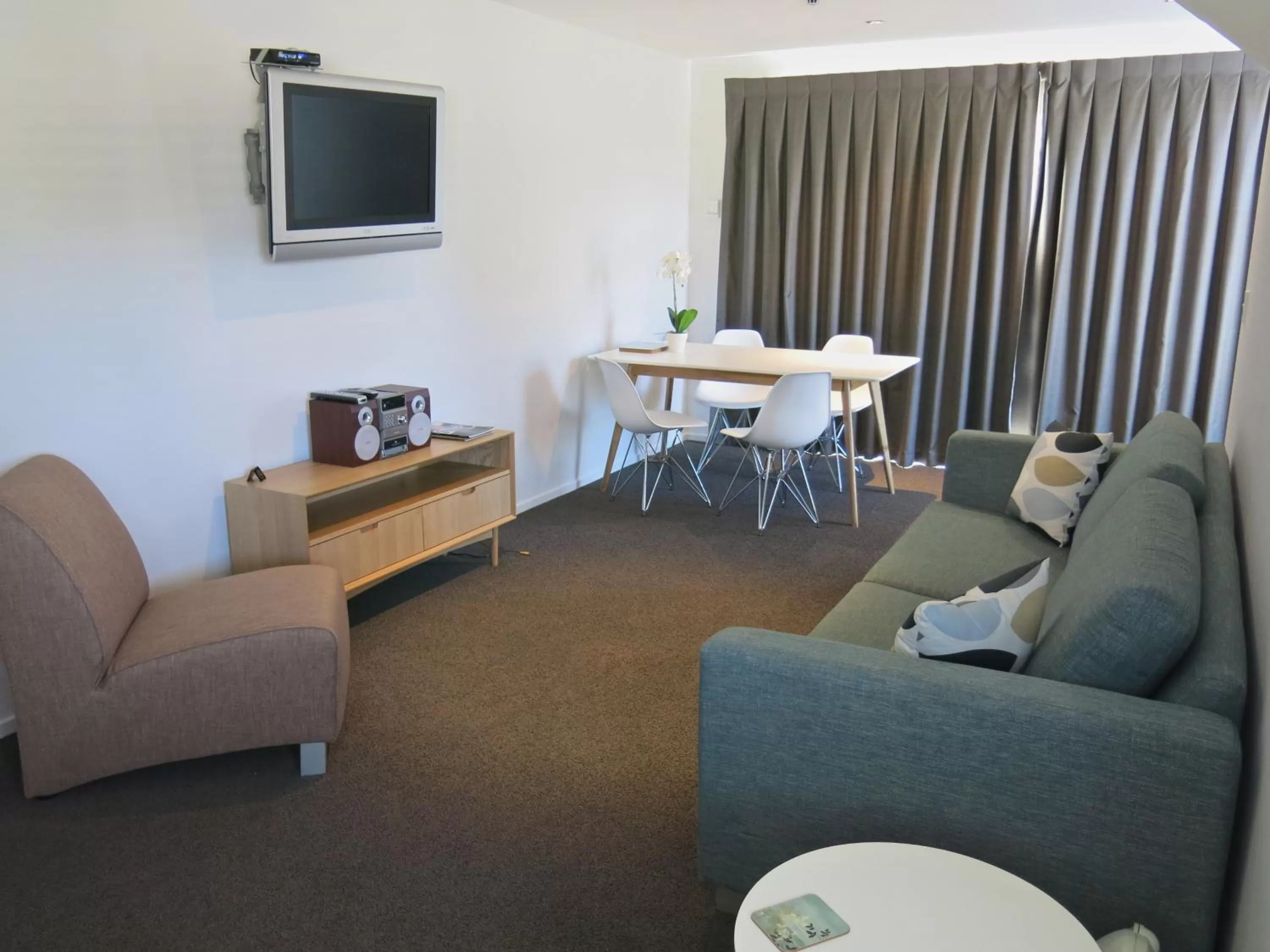 Living room in Merivale Manor