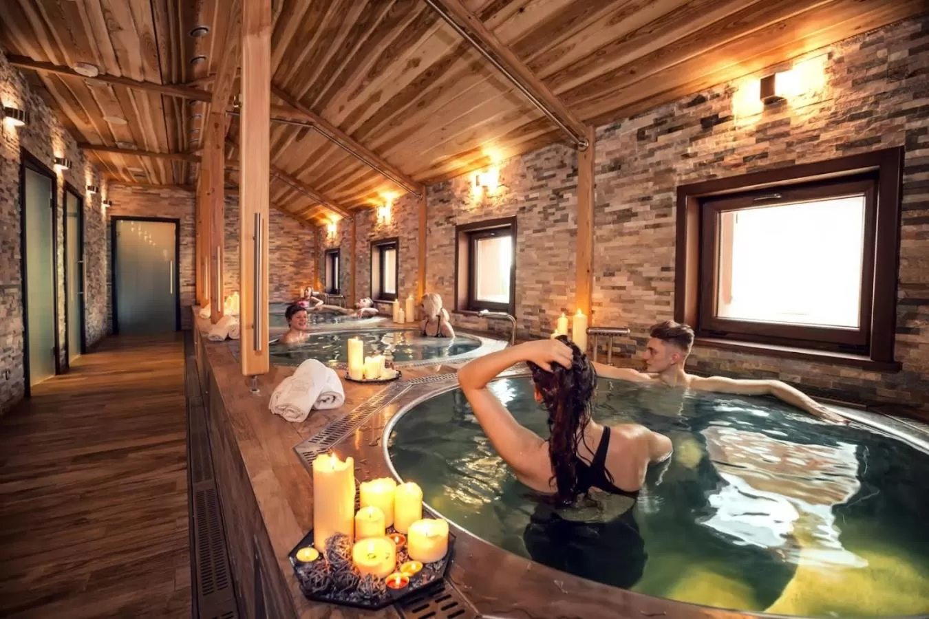 Hot Spring Bath in Hotel & Spa **** Kasztel Uniejów