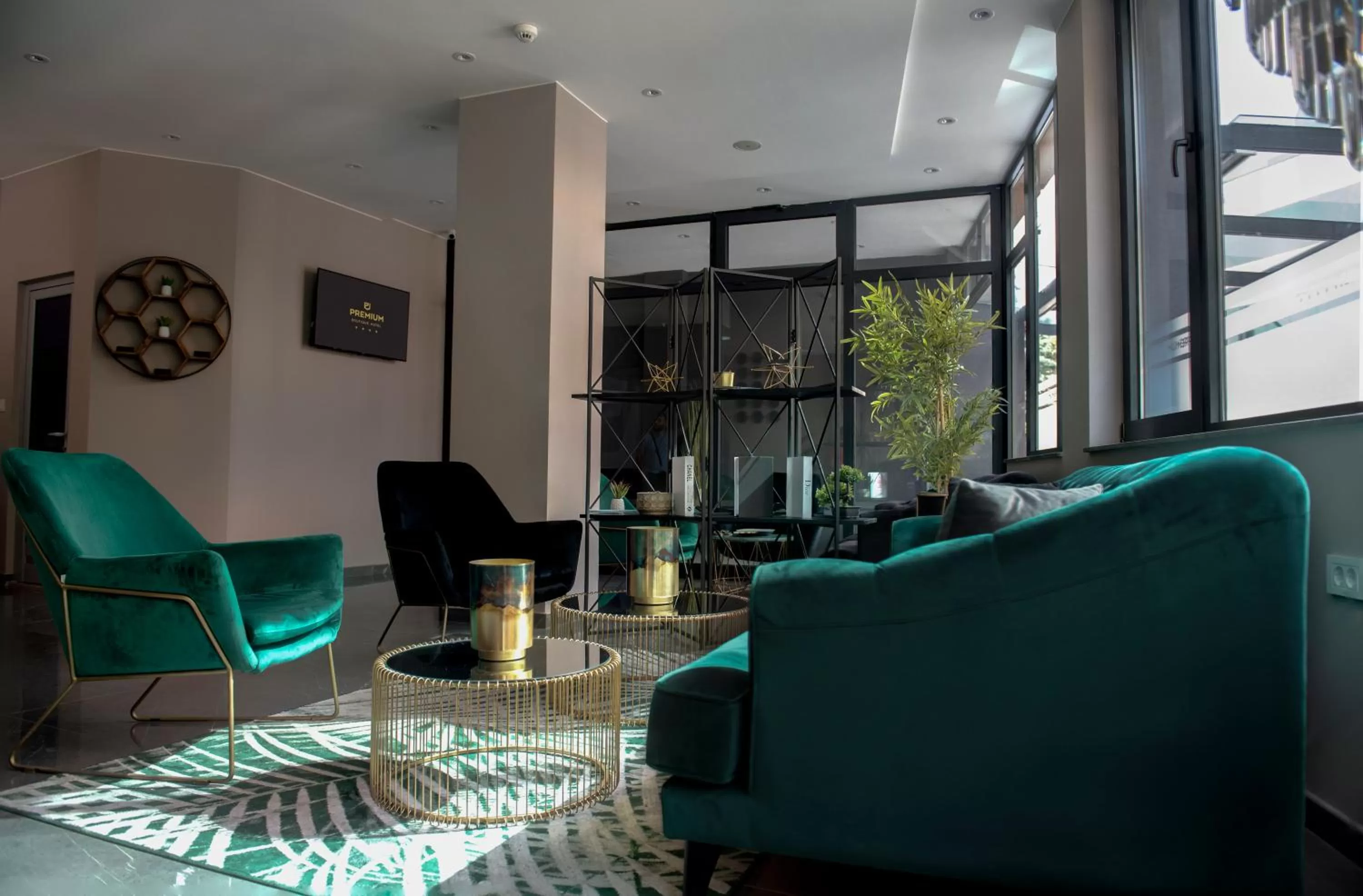 Seating area in Hotel Premium