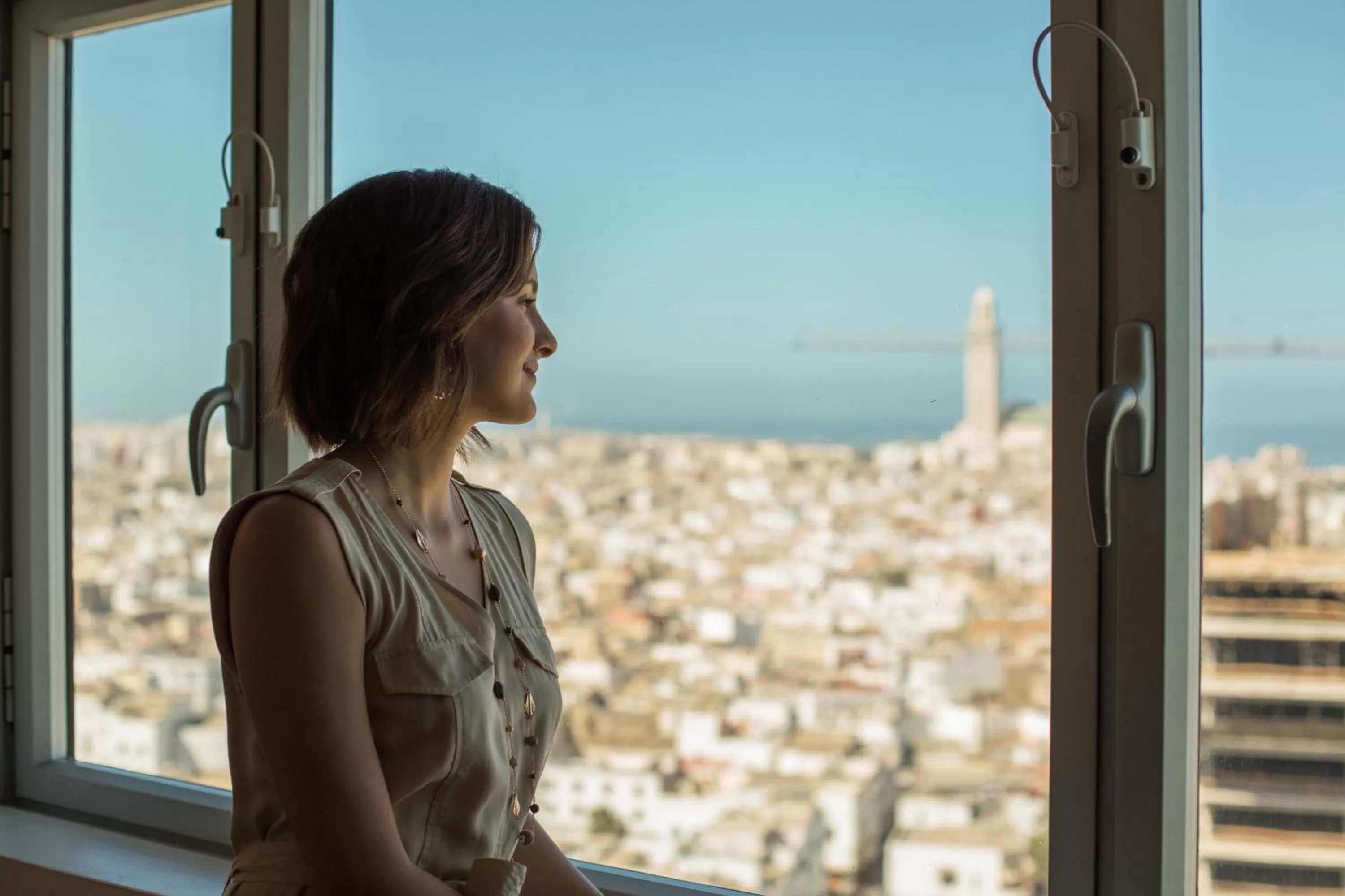 City view in Novotel Casablanca City Center