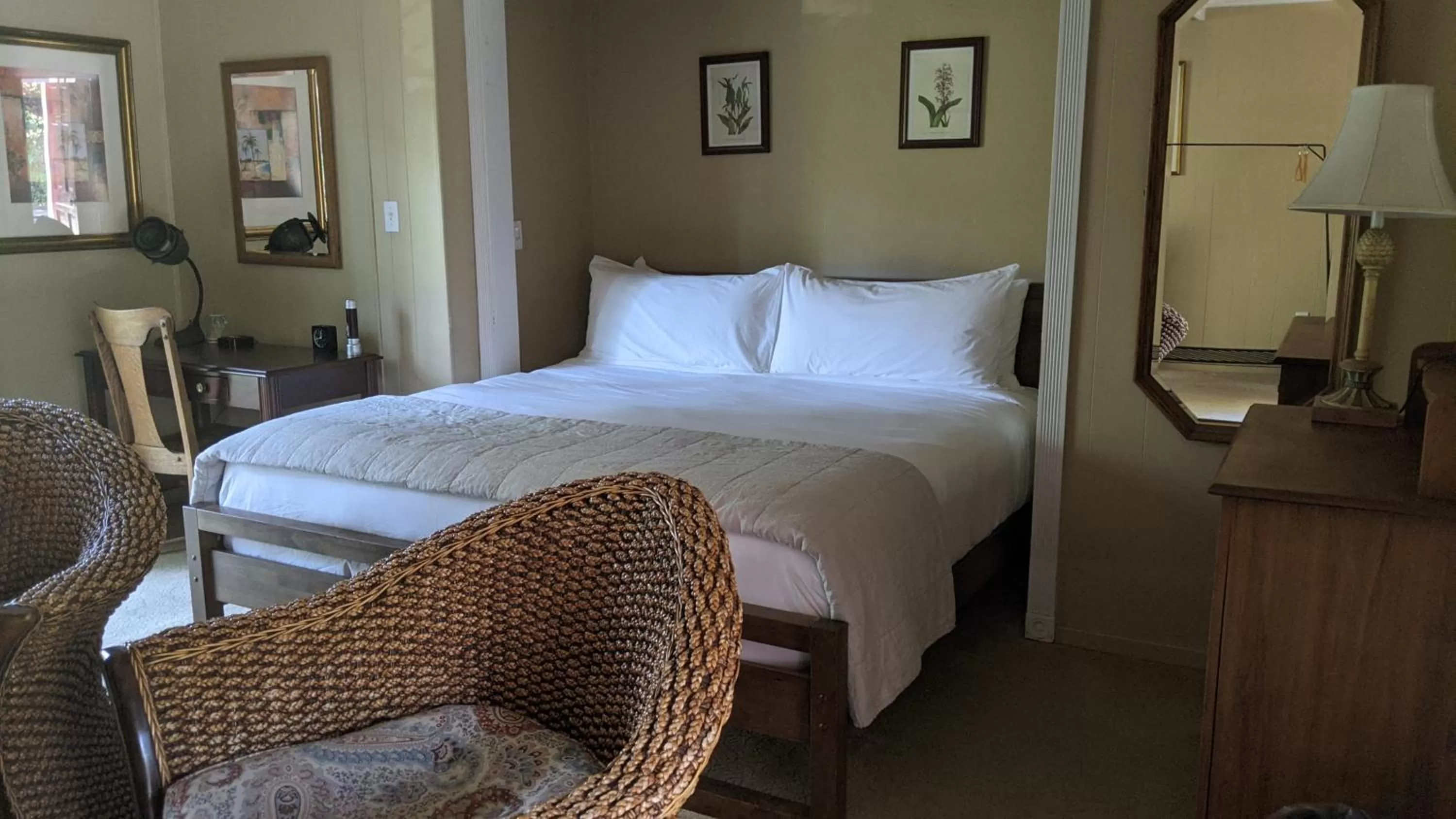 Bed in Mine and Farm, The Inn at Guerneville, CA