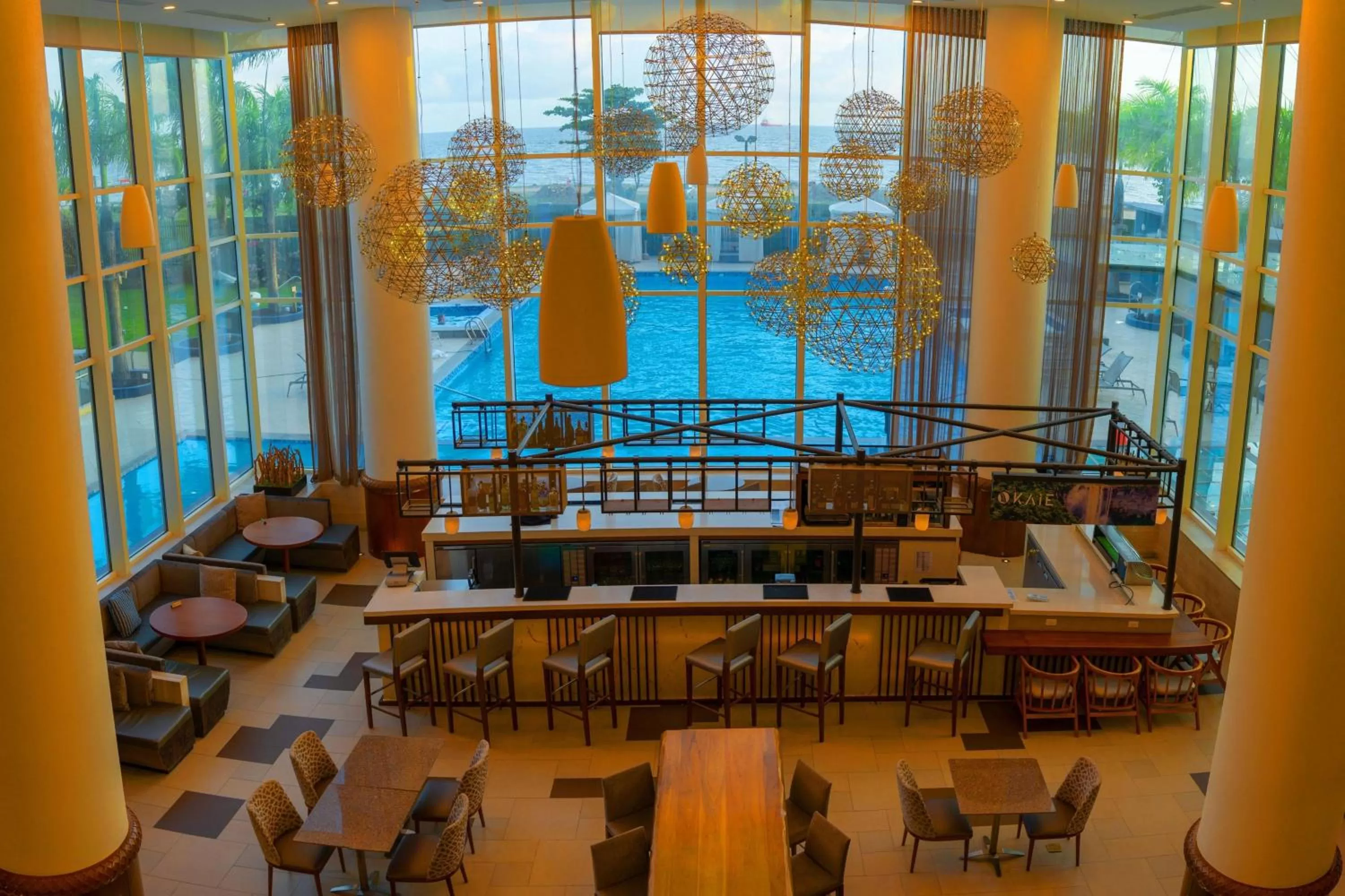 Lounge or bar in Guyana Marriott Hotel Georgetown