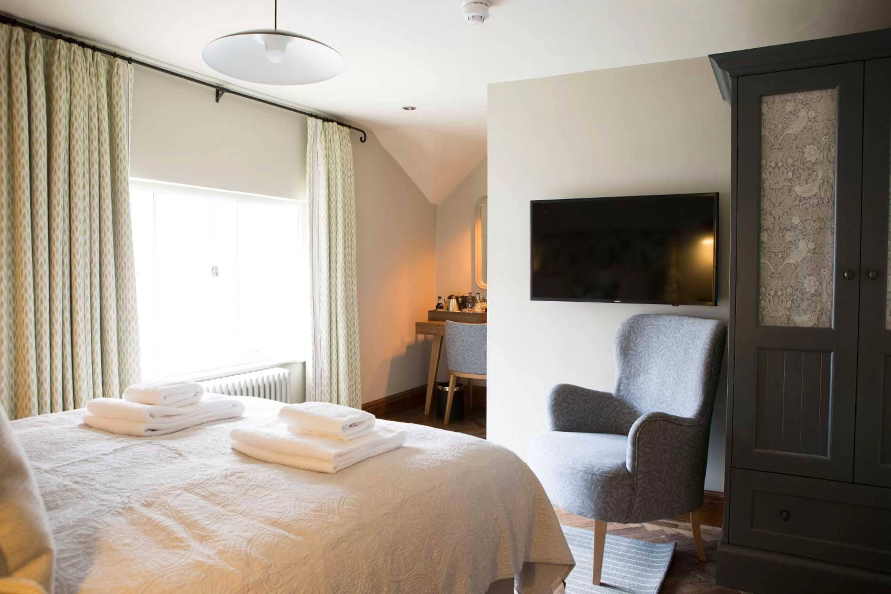 Bed in The Legh Arms Prestbury