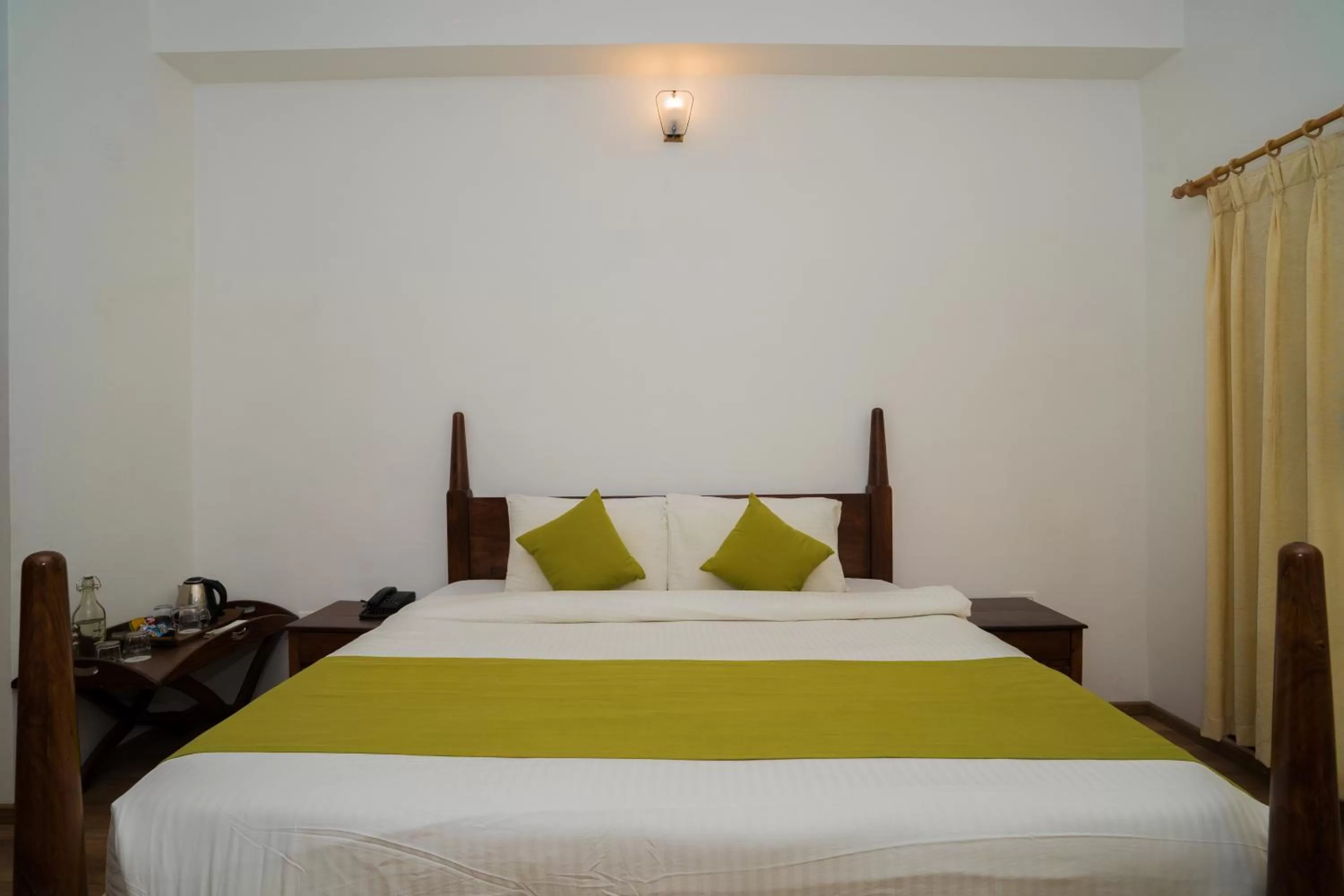 Bed in Bhikampur Lodge By Nine Hotels
