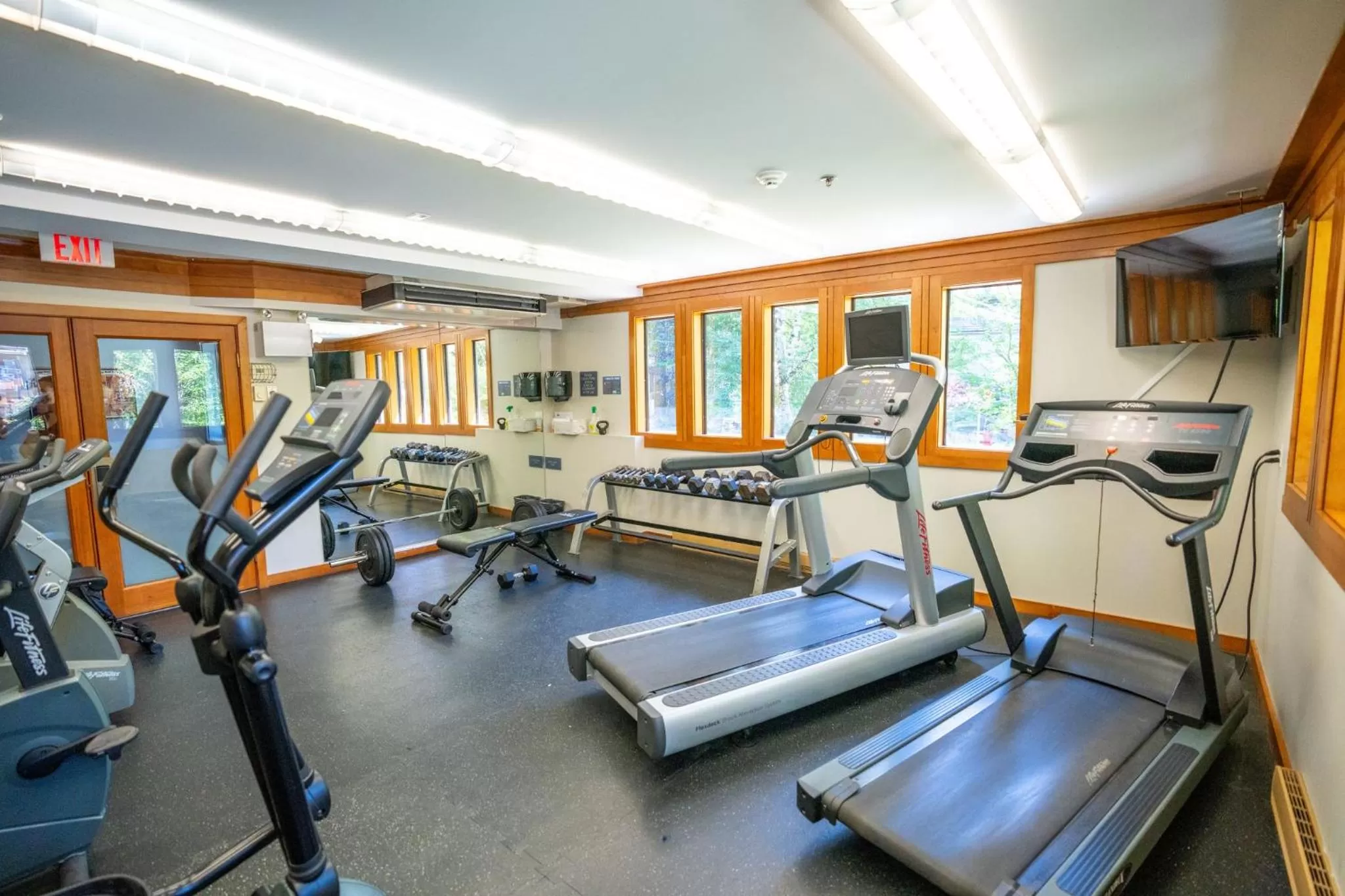 Fitness centre/facilities in Whistler Village Inn & Suites