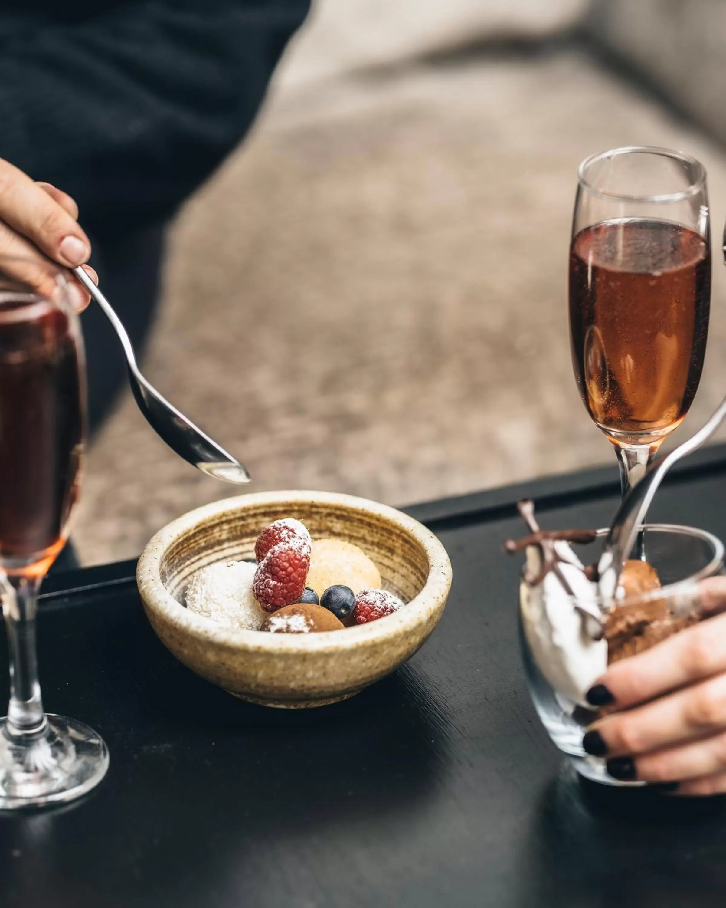 Food and drinks in The Inn On The Green