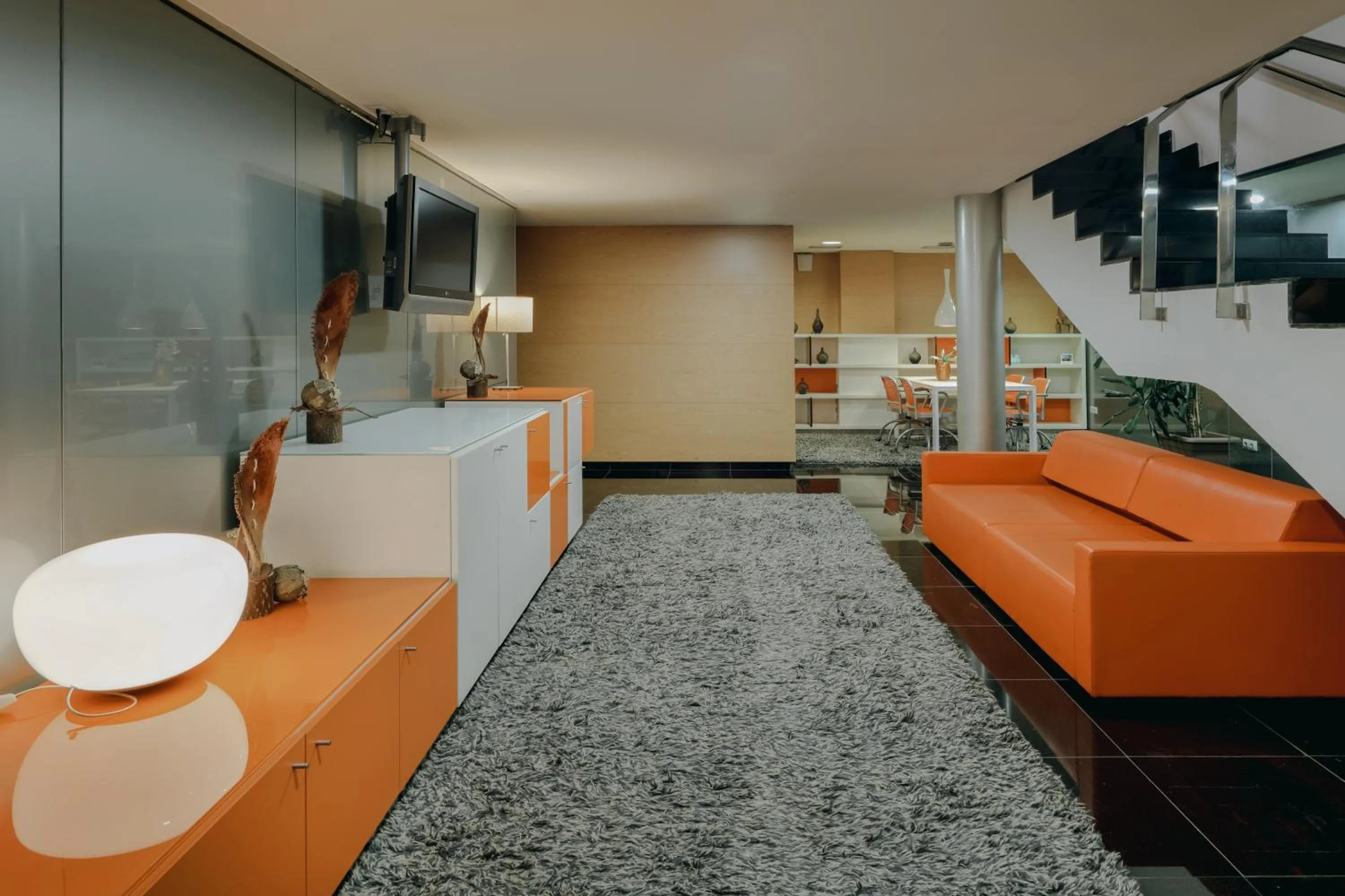 Communal lounge/ TV room in Hesperia Fira