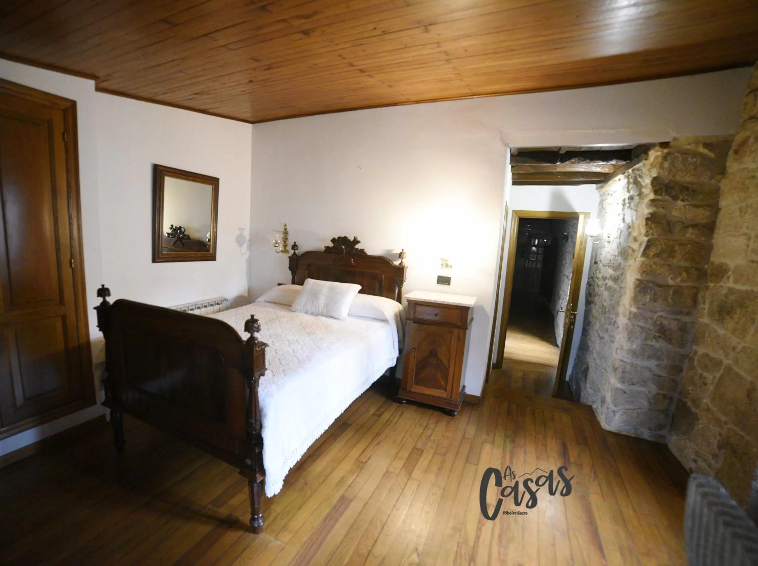 Bed in As Casas Ribeira Sacra