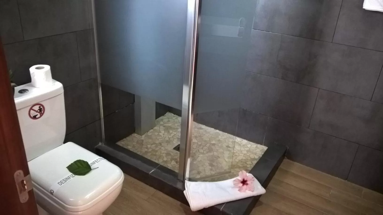 Shower in Birdcage Gay Men Resort and Lifestyle Hotel