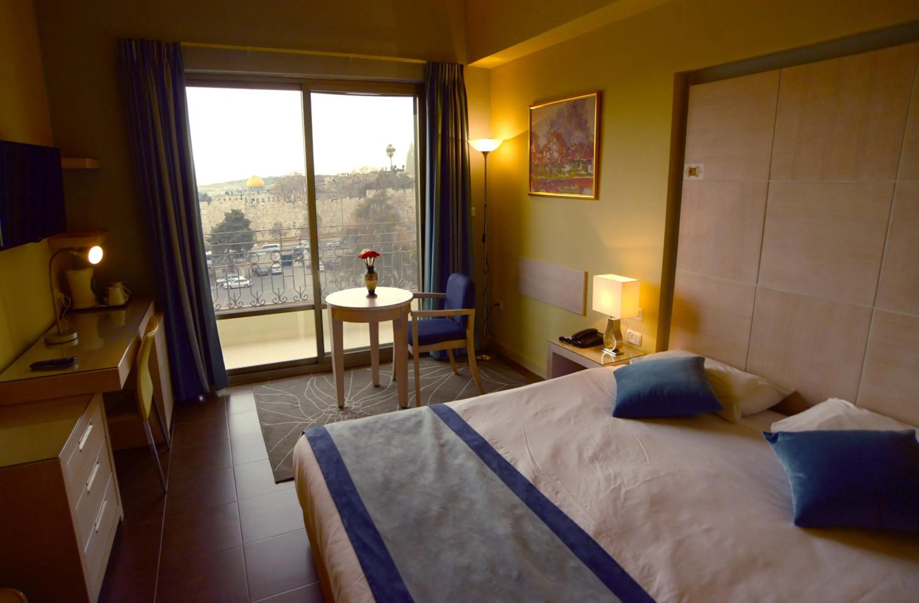 Bed in Holy Land Hotel