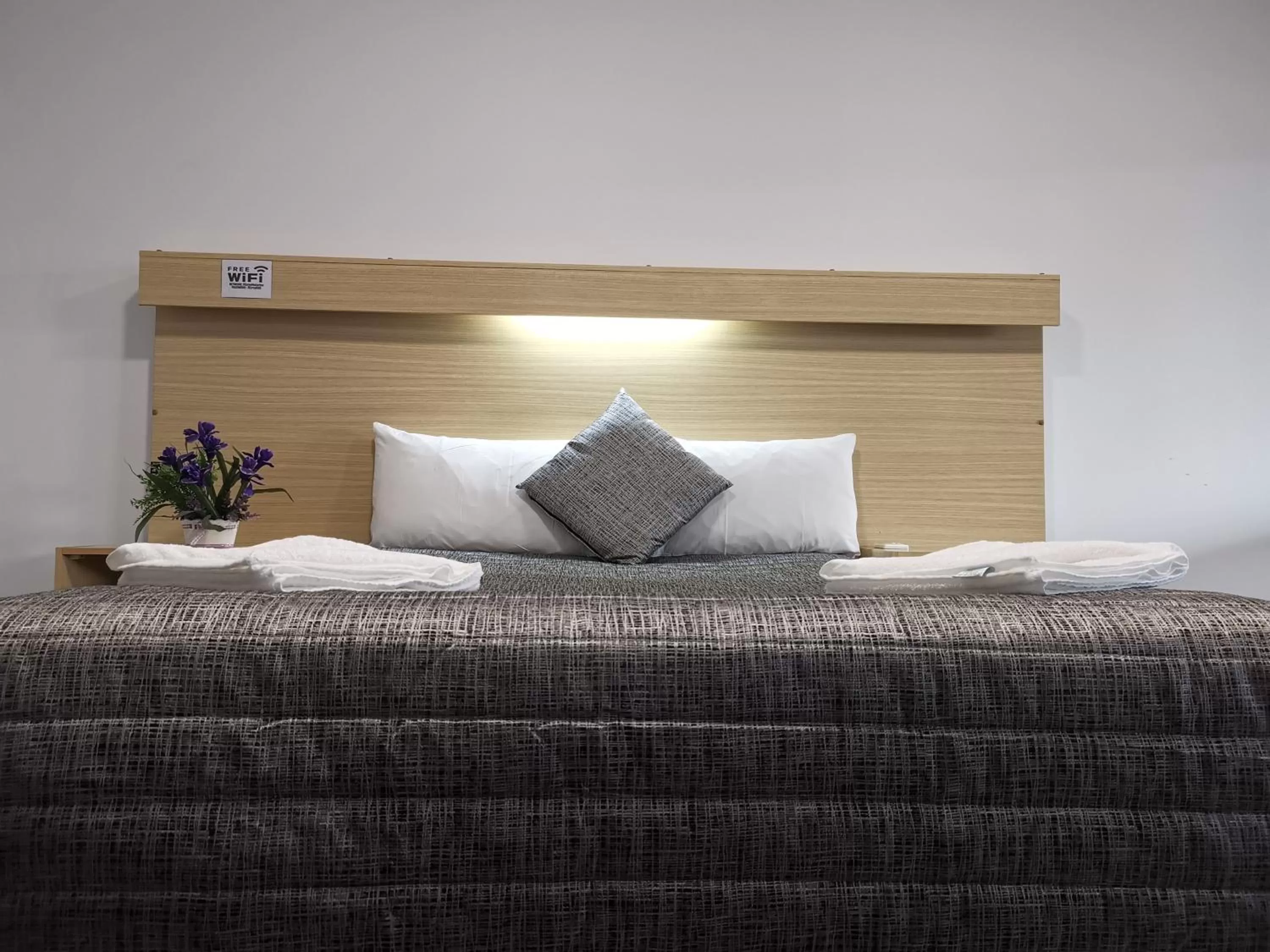 Bed in Fitzroy Motor Inn