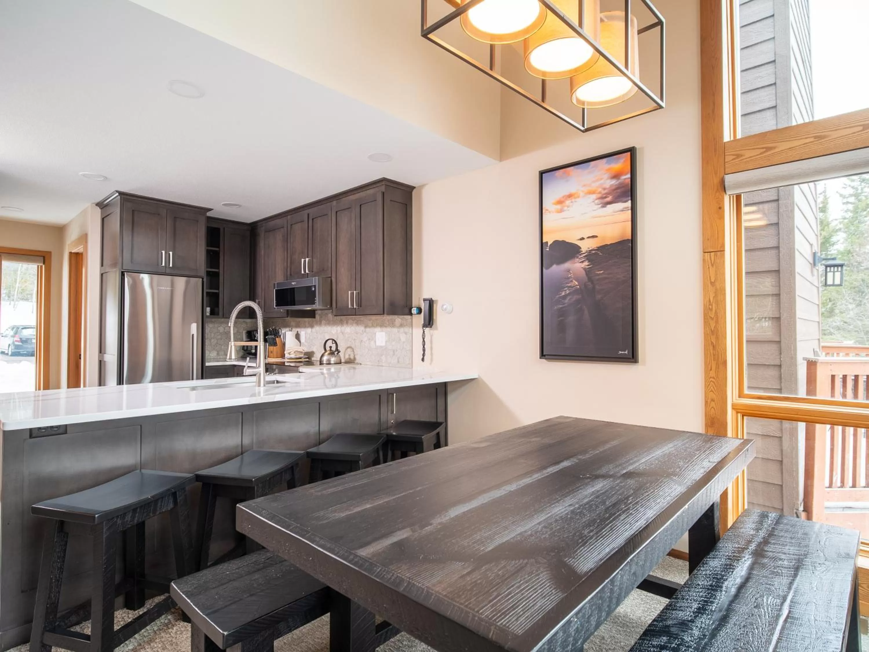 Dining area in Caribou Highlands Lodge