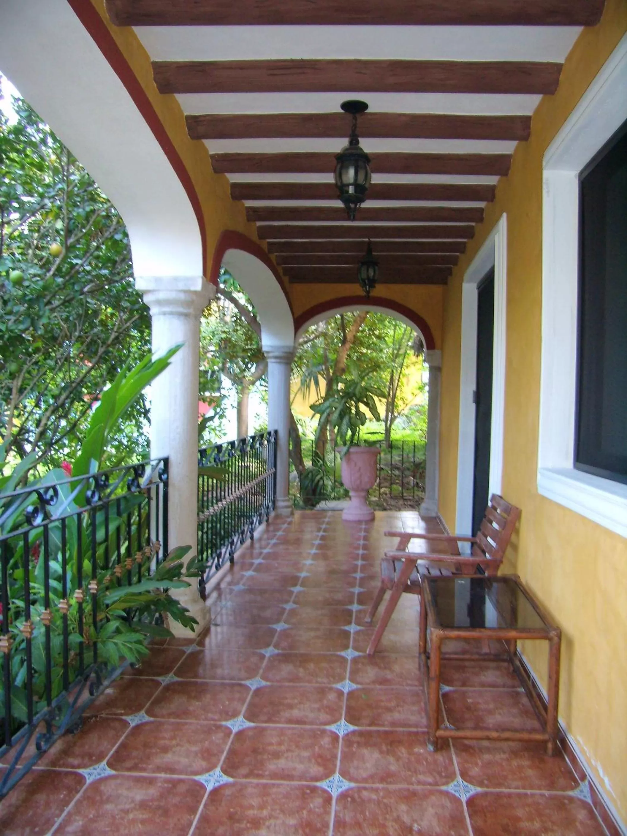 Decorative detail in Ecotel Quinta Regia