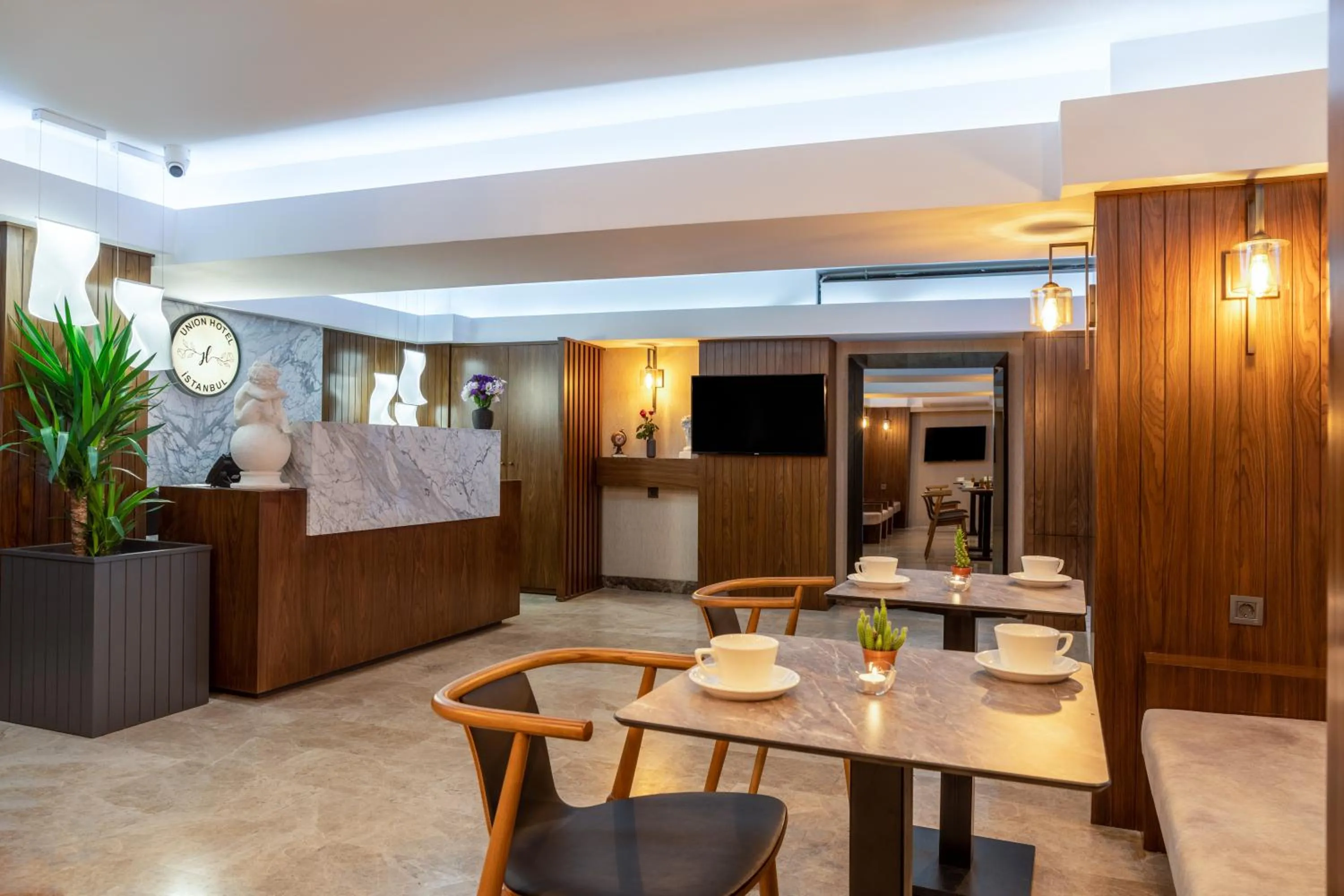 Lobby or reception in Union Hotel Port