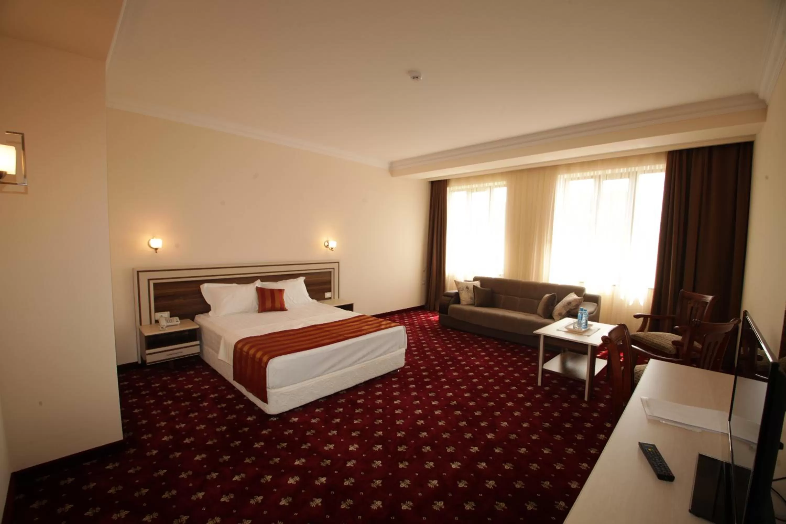 Bed in Artsakh Hotel